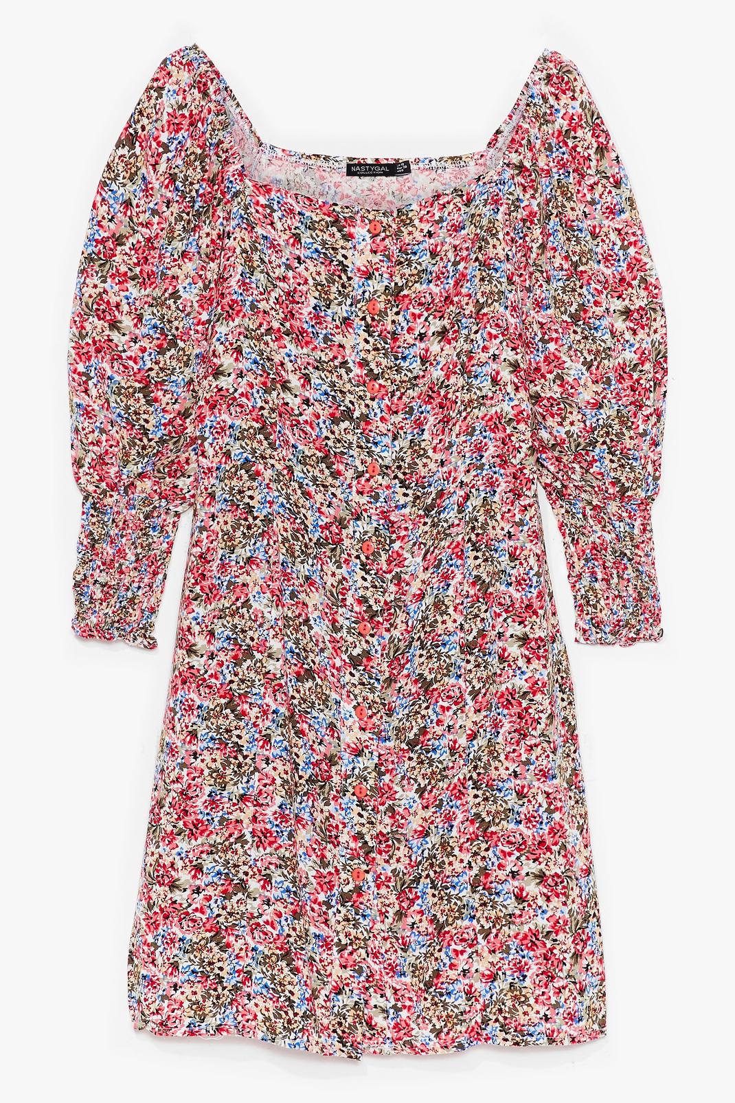 Pink That's Amore Floral Mini Dress image number 1