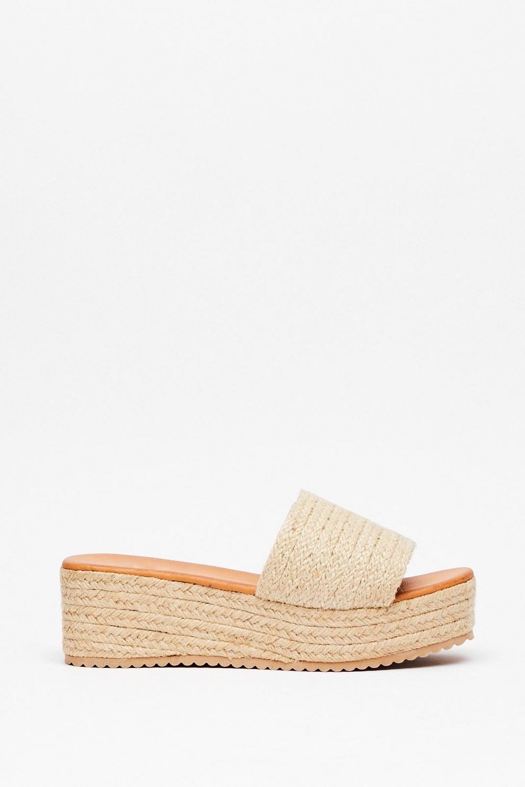 You're a Natural Woven Wedge Sandals image number 1