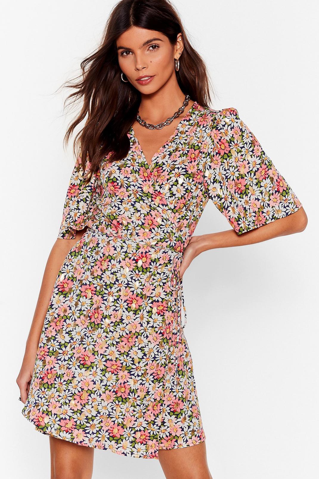 Seed It All Before Floral Mini Dress image number 1