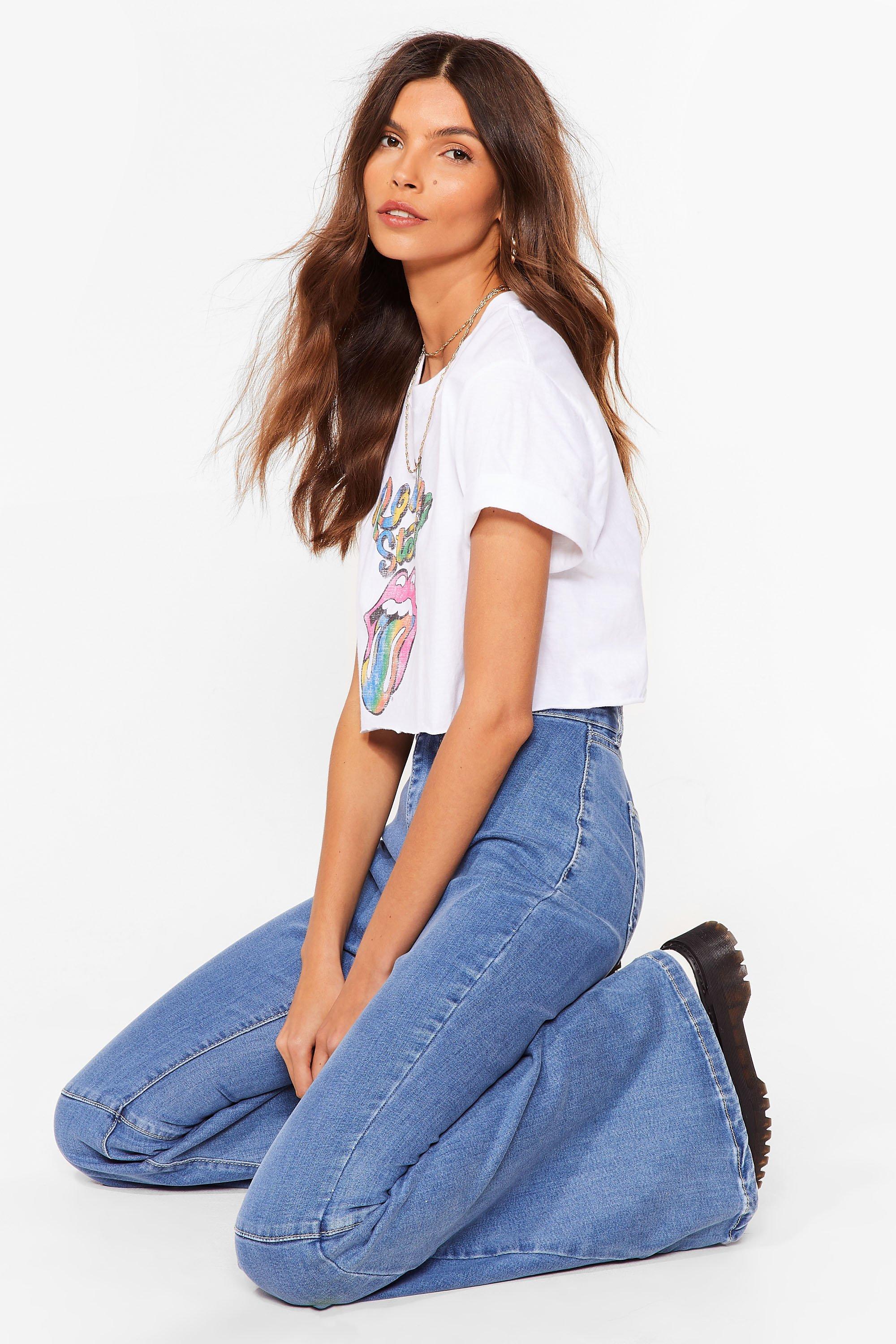 nasty gal flare jeans