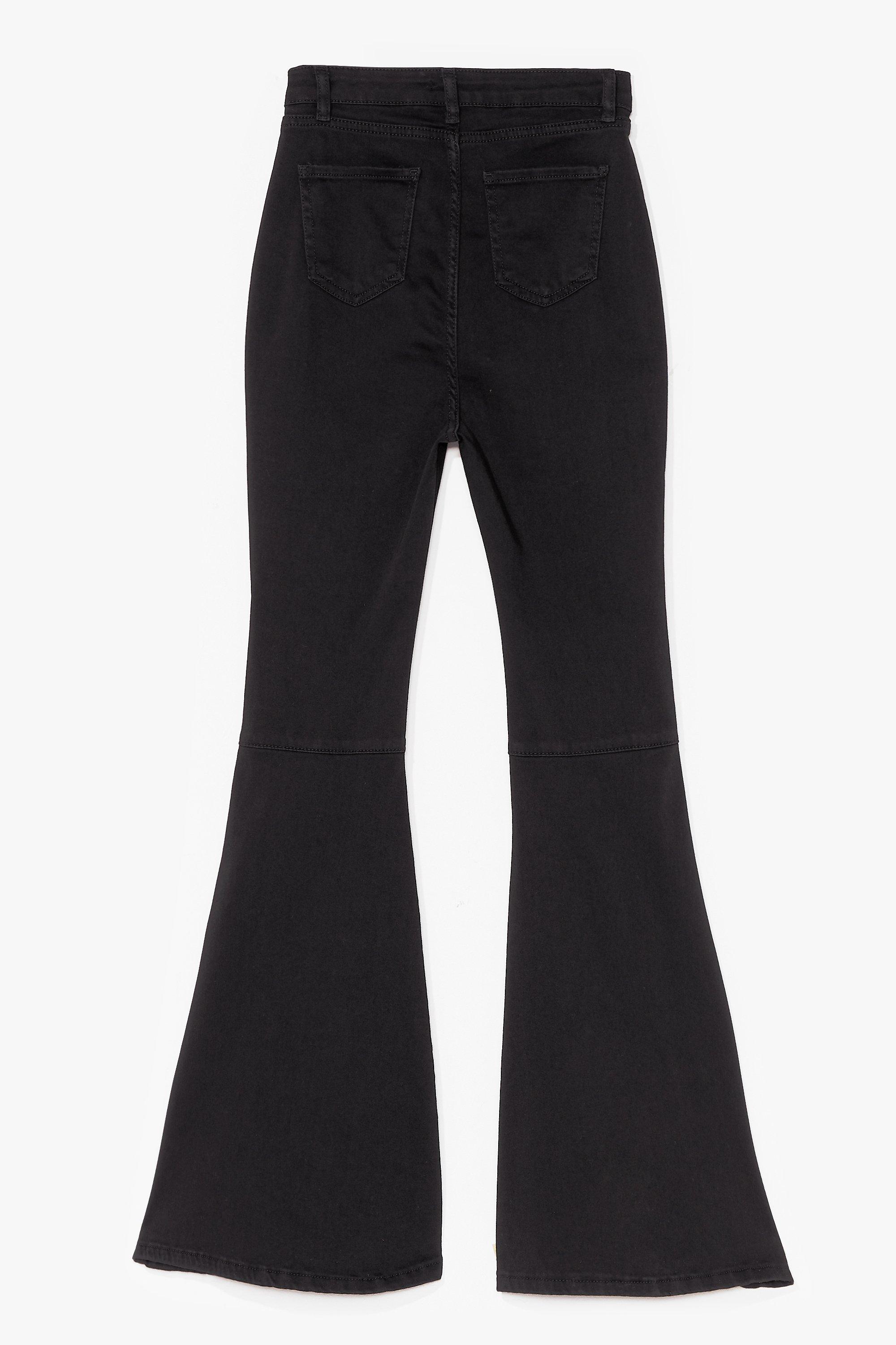 Super Trouper High-Waisted Flare Jeans