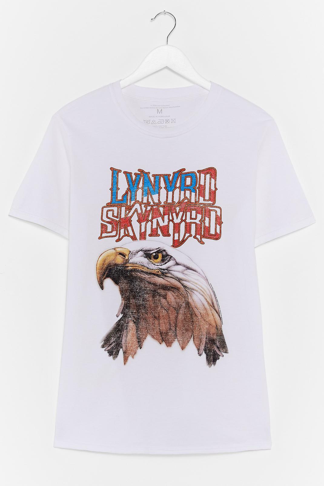 T-shirt à impression aigle et inscription Lynyrd Skynyrd image number 1