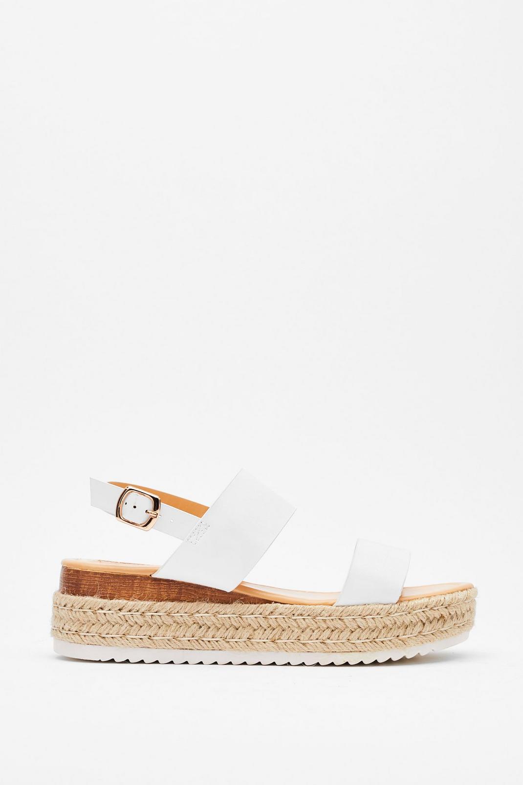 Never Two Part Espadrille Sandals image number 1