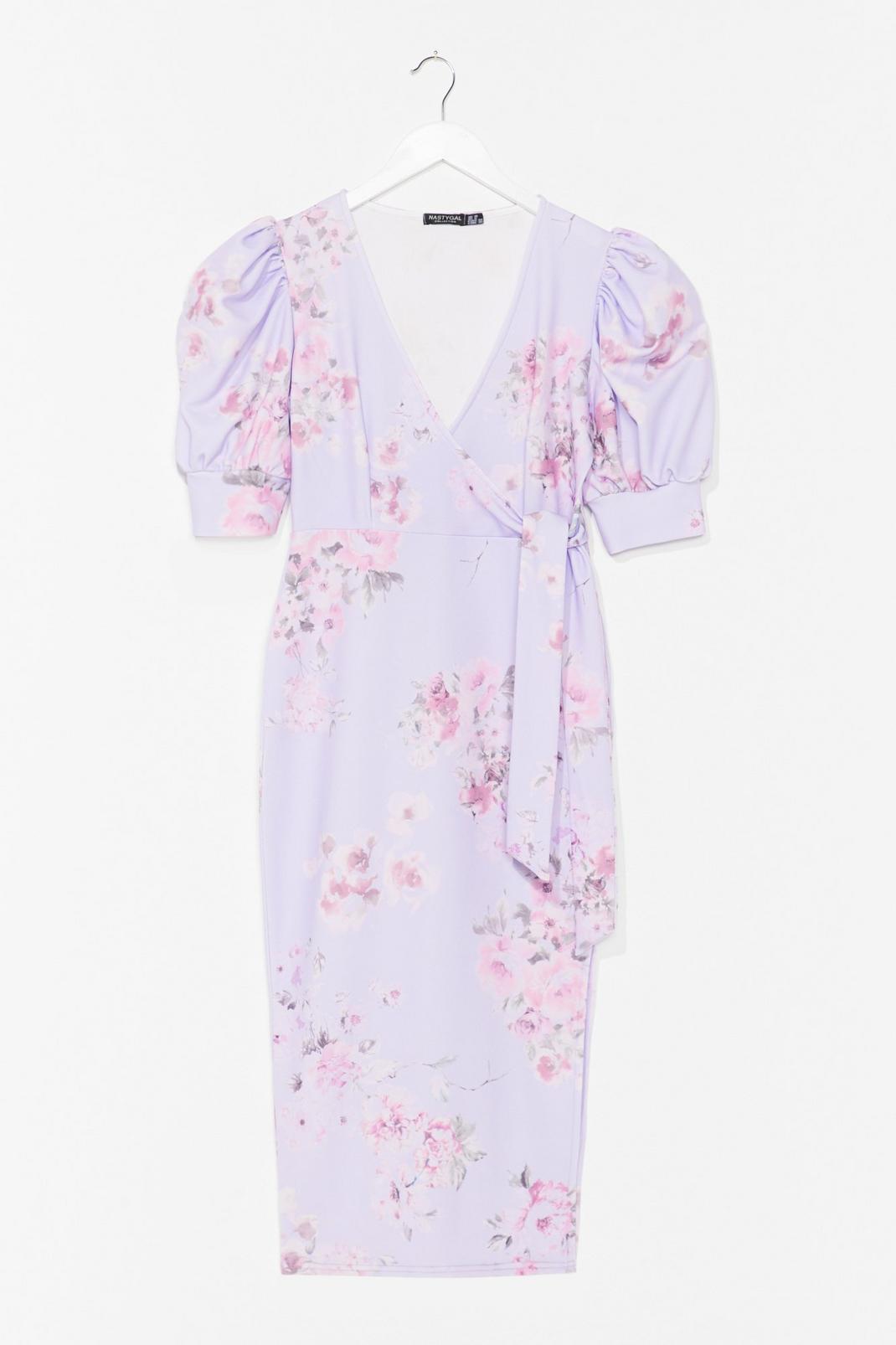 Spring into Action Floral Midi Dress image number 1