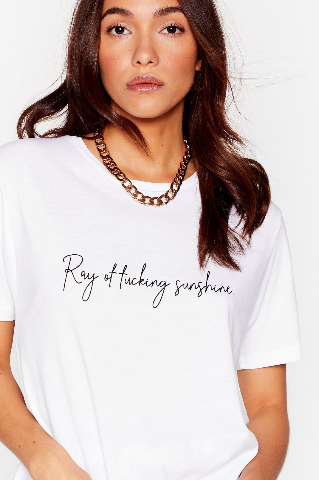We're a Ray of Fucking Sunshine Graphic Tee image number 1