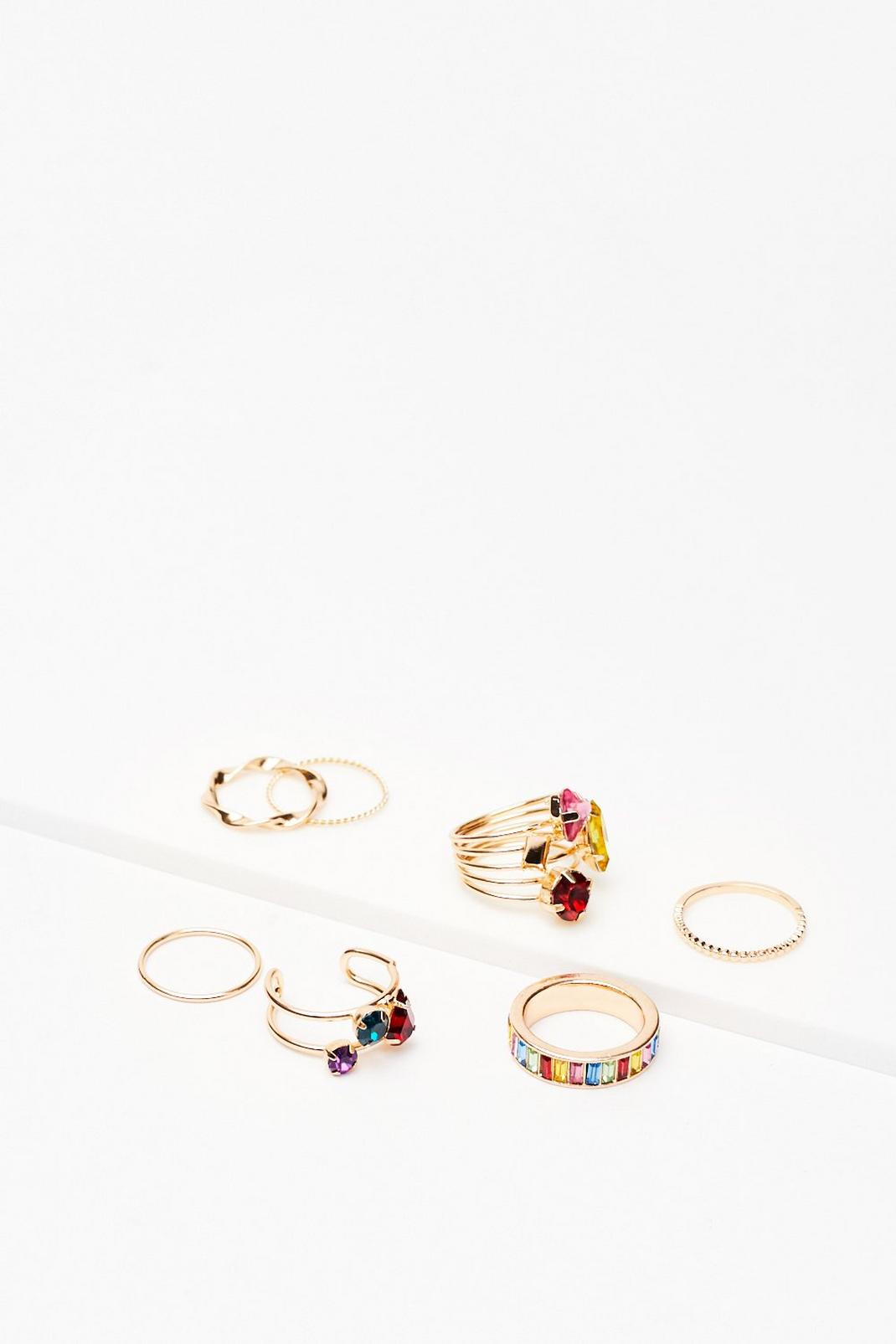 Stone You the Way 7-Pc Ring Set image number 1