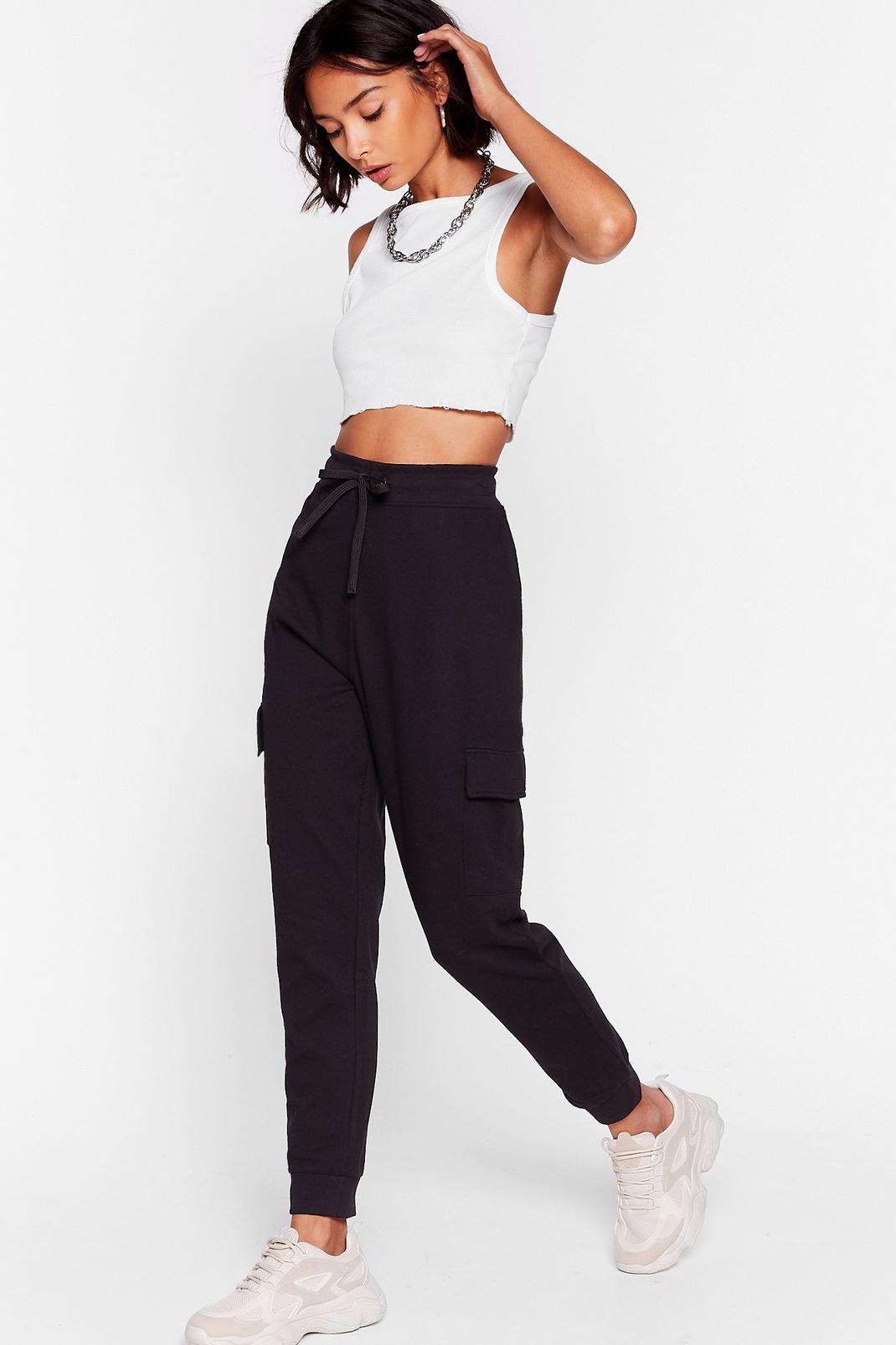 How Low Can You Cargo High-Waisted Joggers image number 1