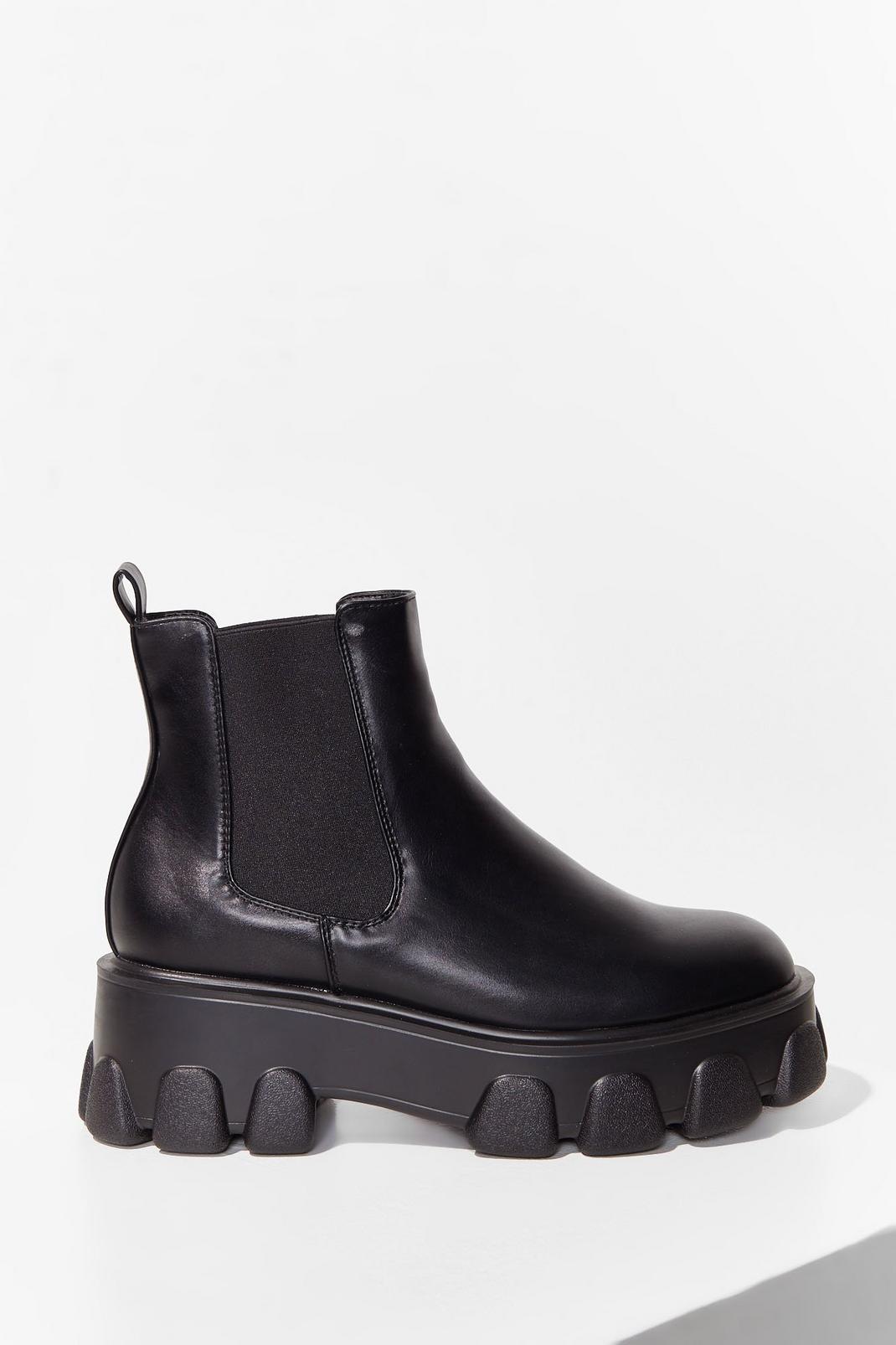 cleated chelsea boots