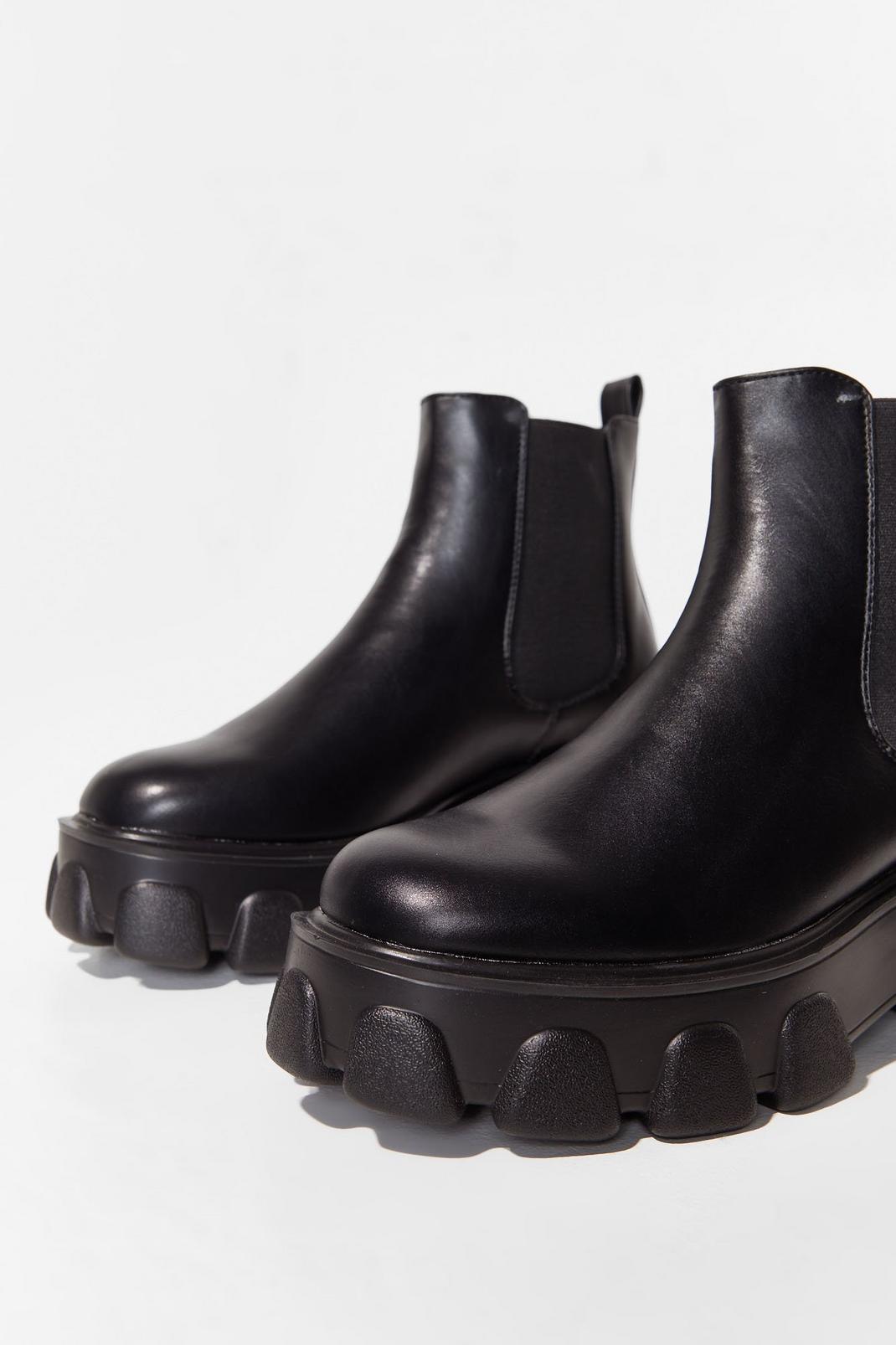 cleated chelsea boots