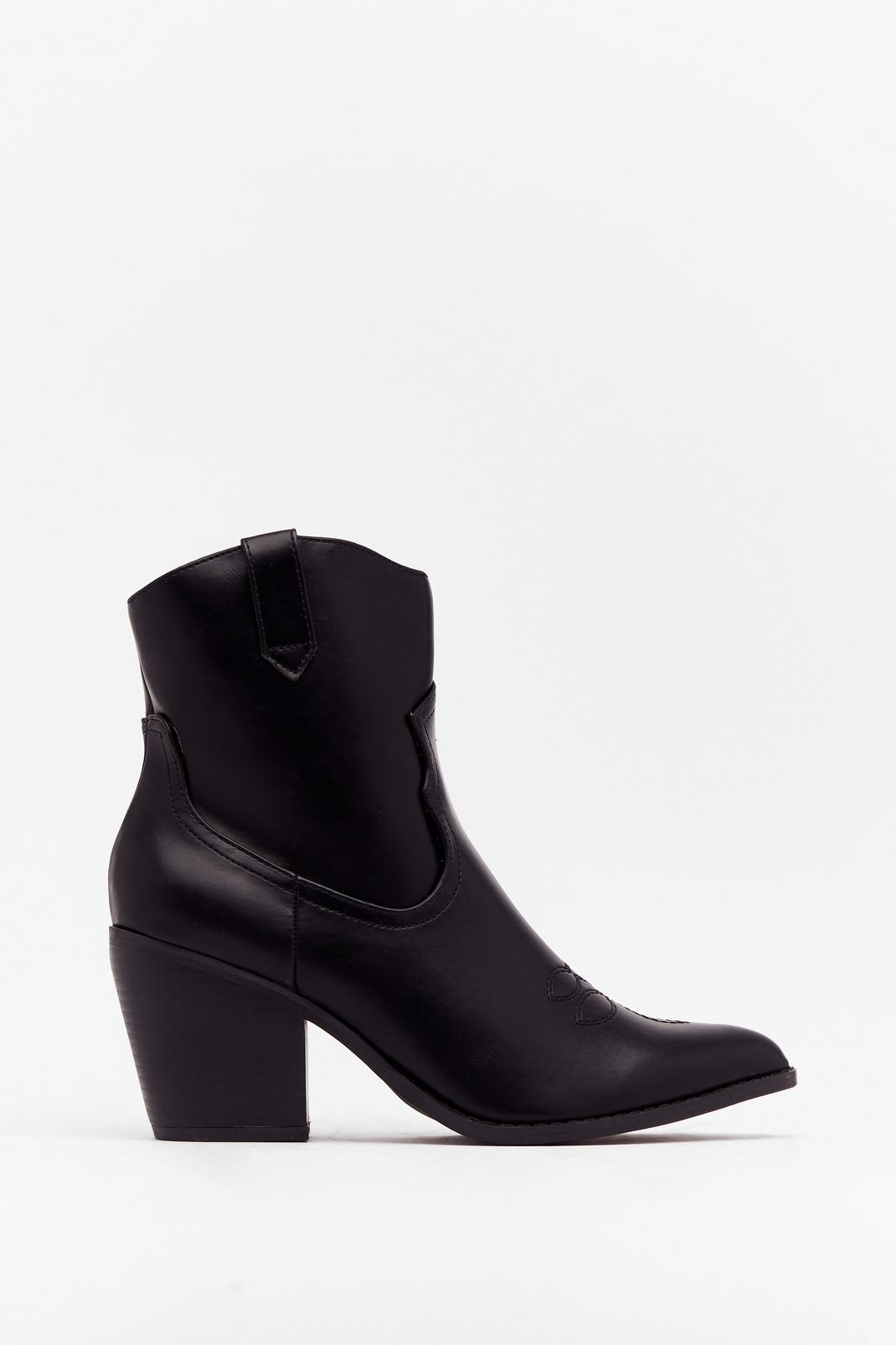 West Time Ever Faux Leather Ankle Boots image number 1