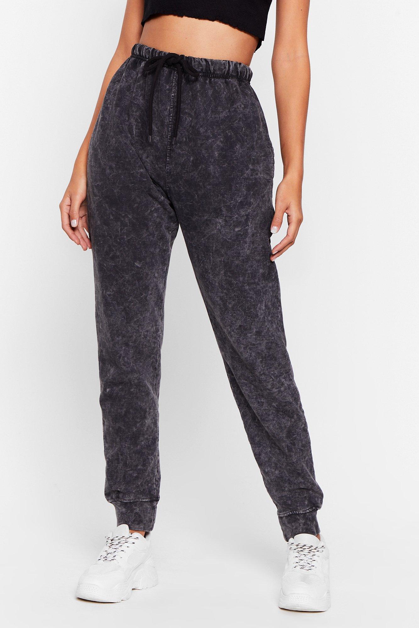 Missguided acid 2024 wash joggers