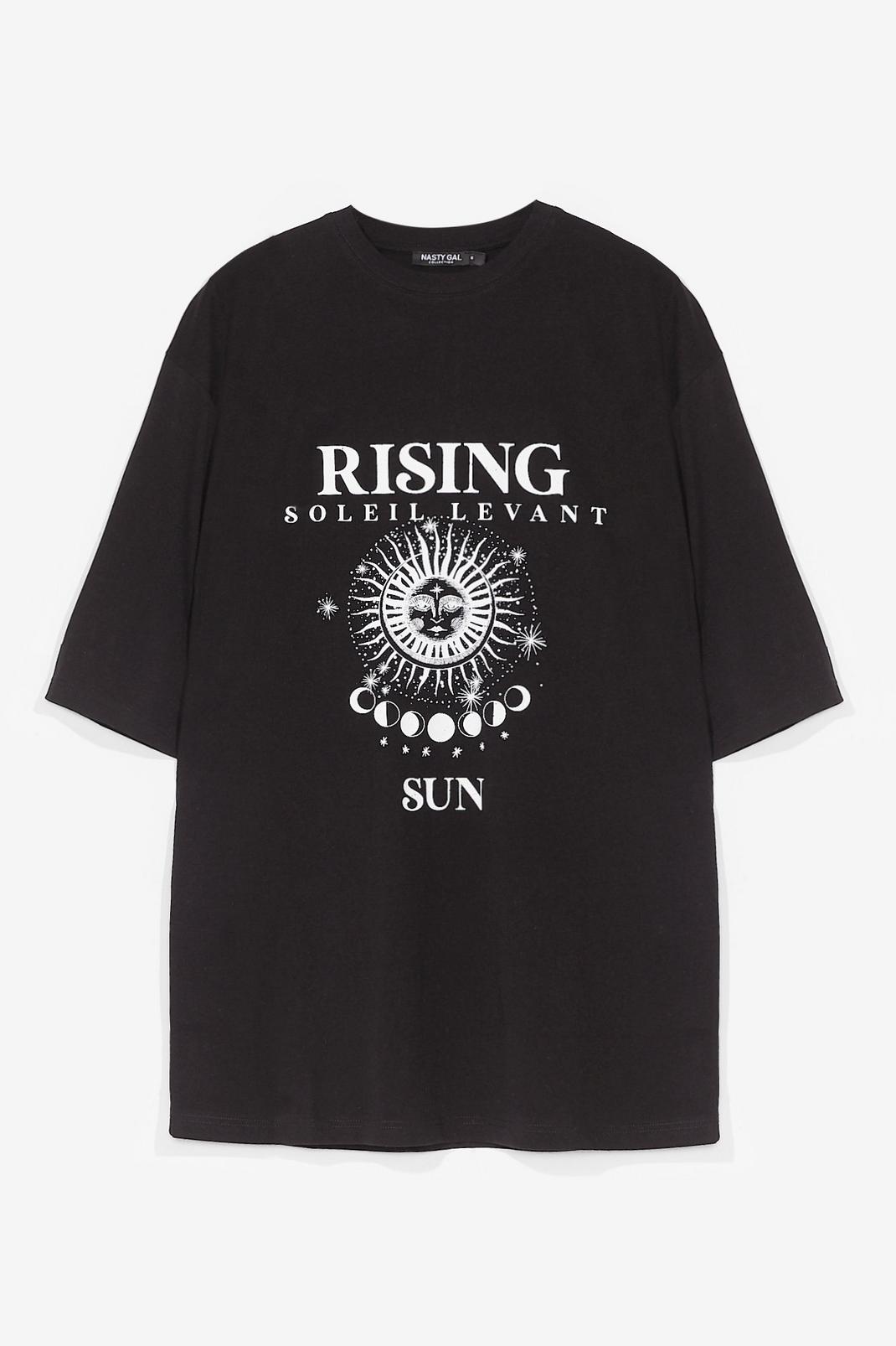 Robe t-shirt à impression Soleil levant image number 1