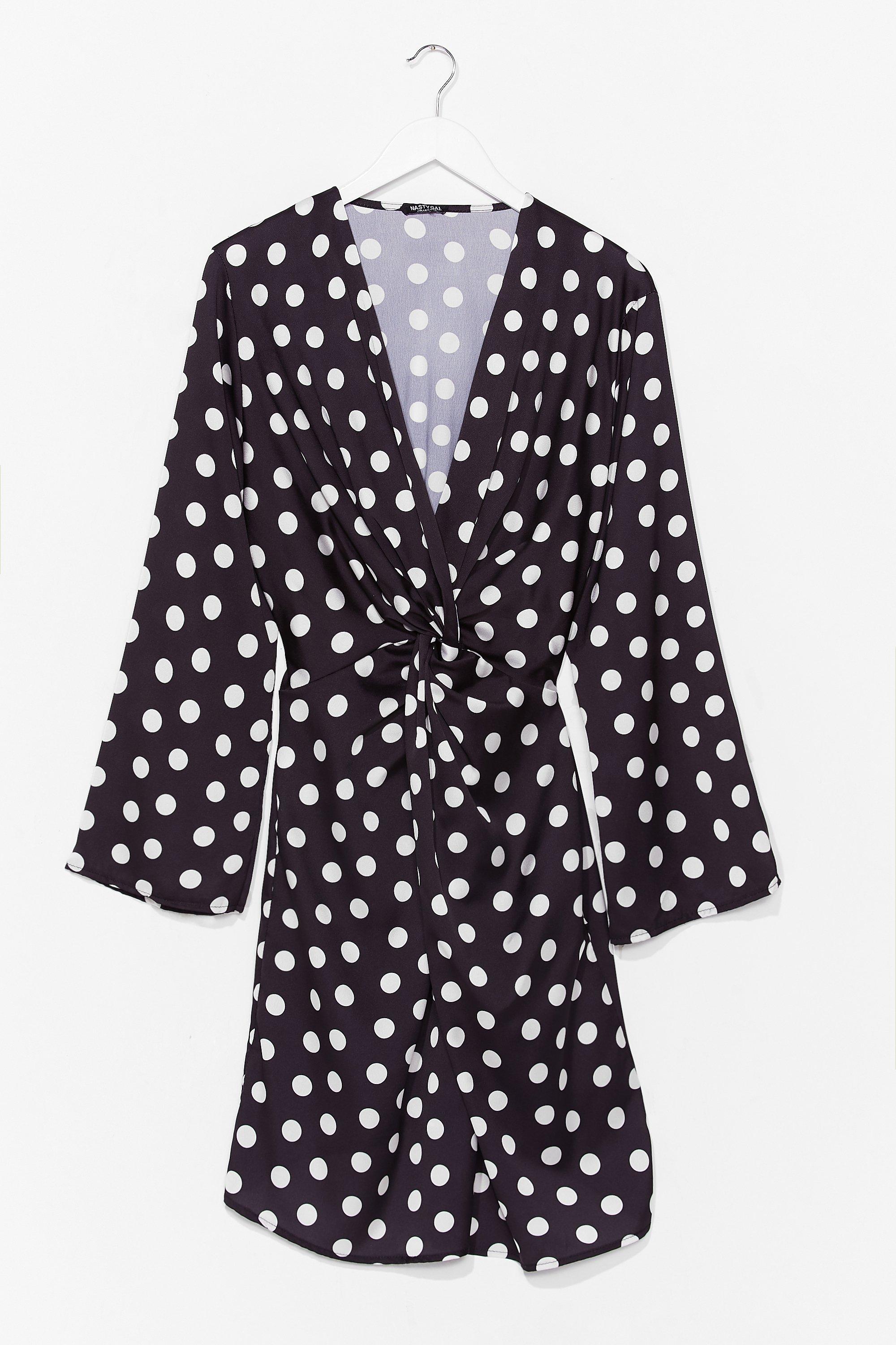 plus polka dot dress