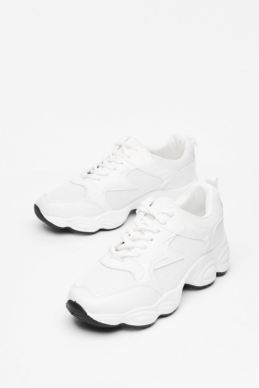 nasty gal white sneakers