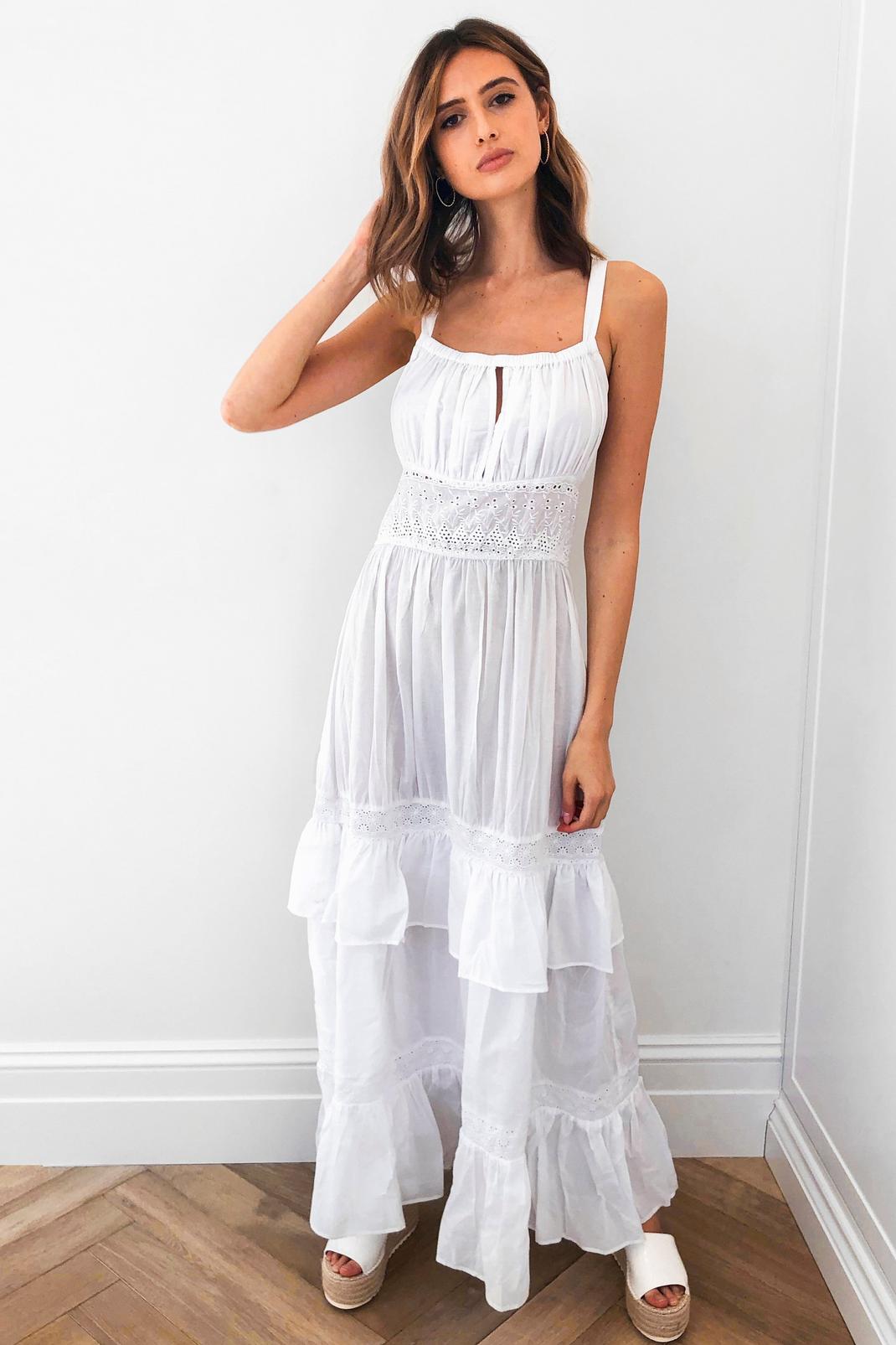Right Tier Right Now Broderie Maxi Dress image number 1