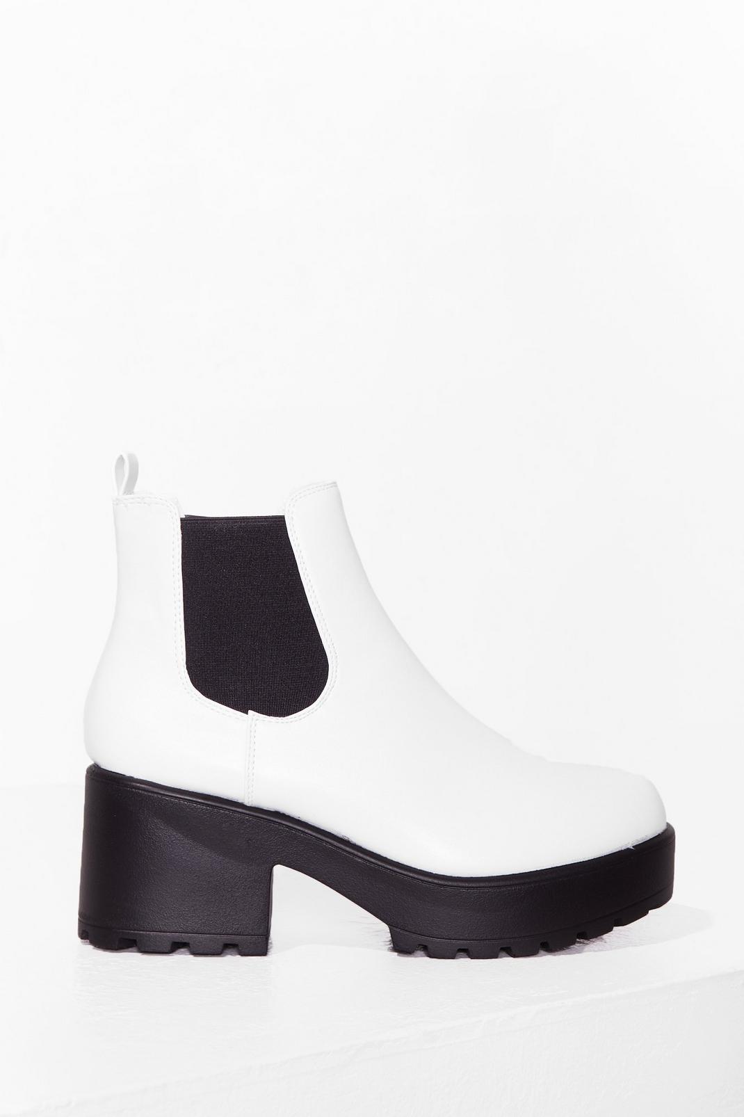 Up to Trouble Platform Chelsea Boots image number 1