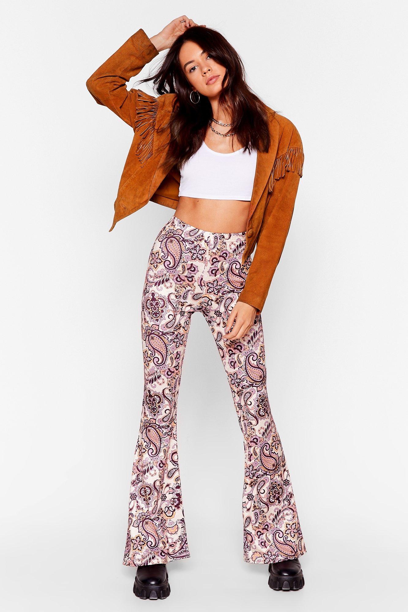 Nasty Gal Talia Flare Crop Pants, $68, Nasty Gal