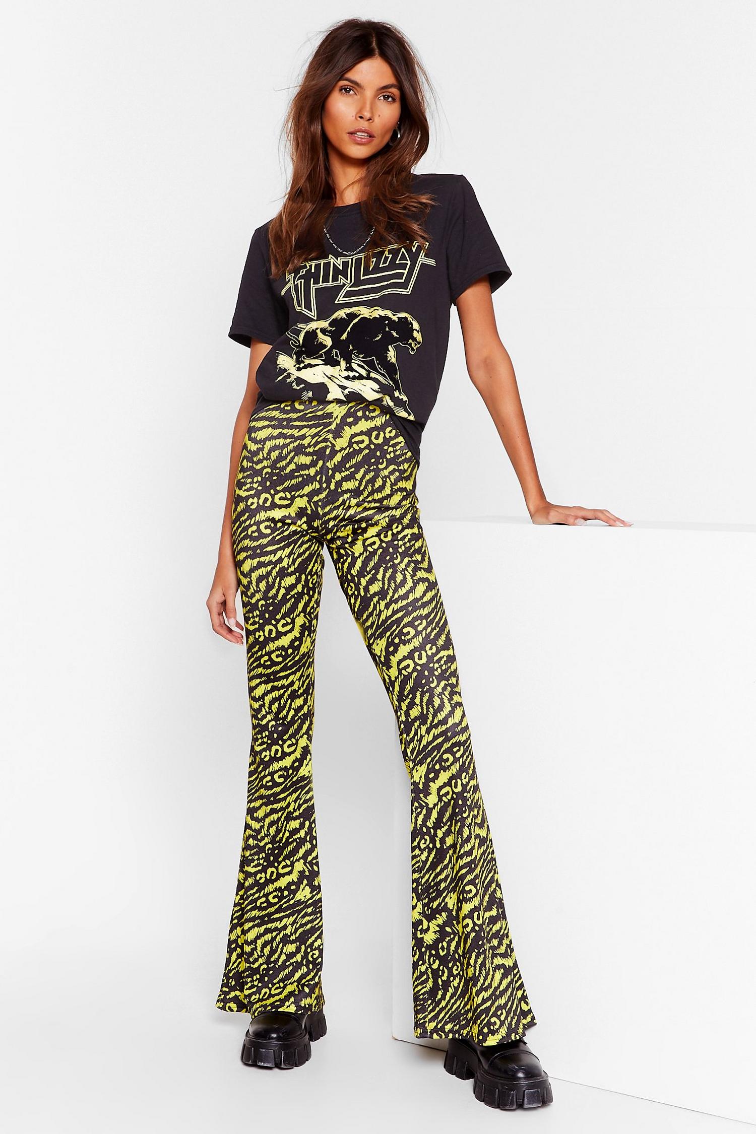 zebra flares outfit