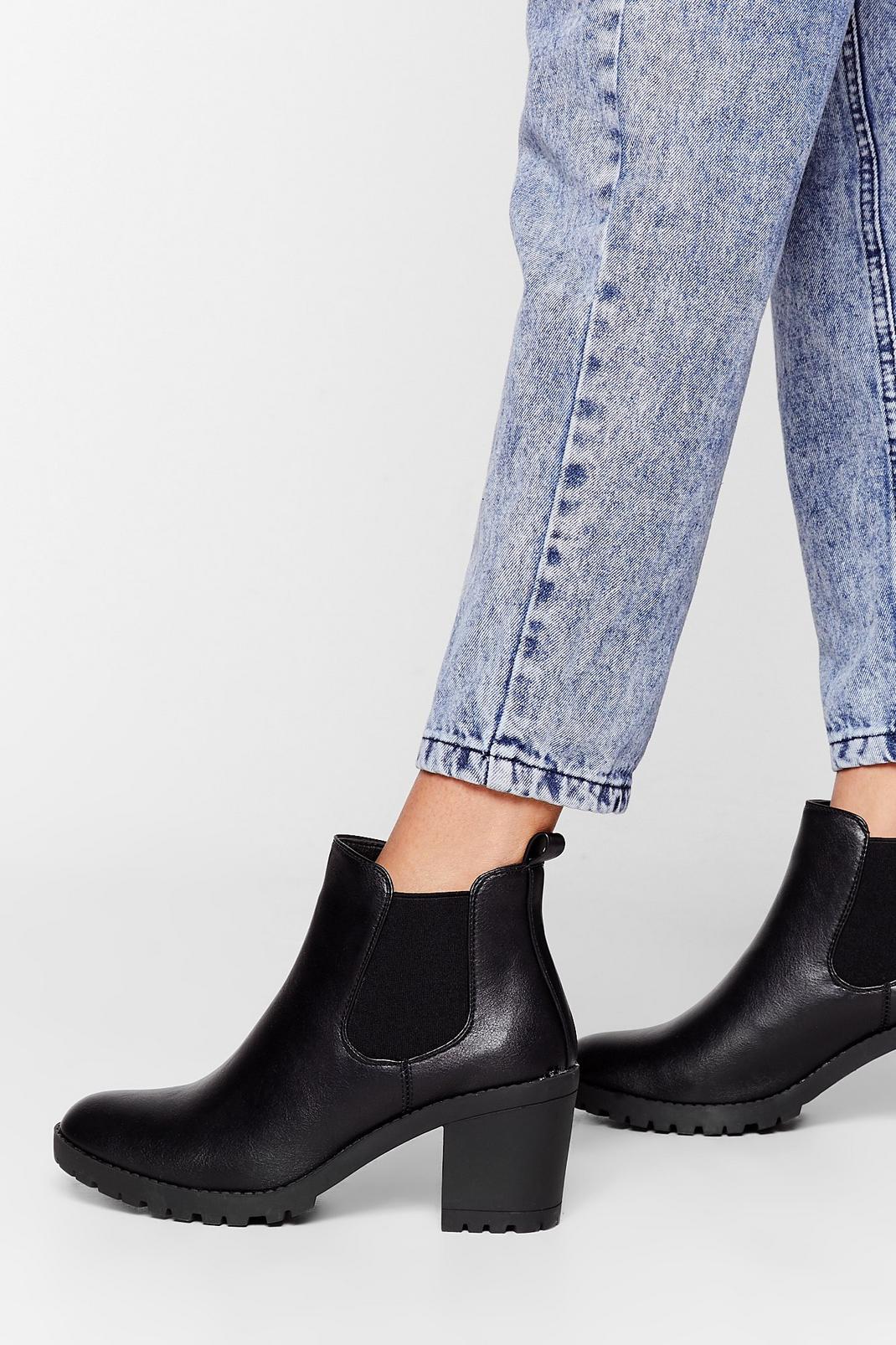 Need a Raise Heeled Chelsea Boots image number 1