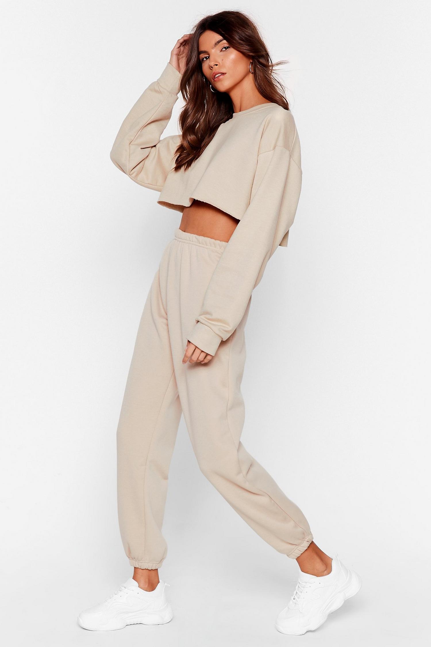 high waisted tracksuit bottoms