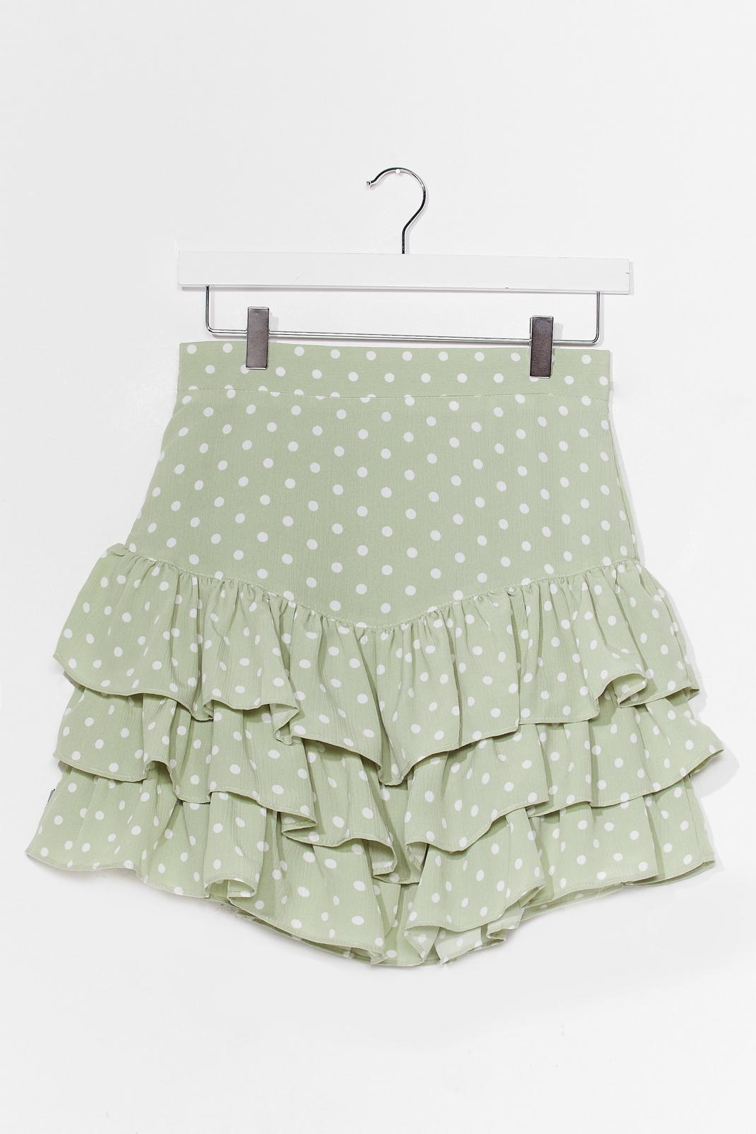 Tier for It Spotty Mini Skirt image number 1