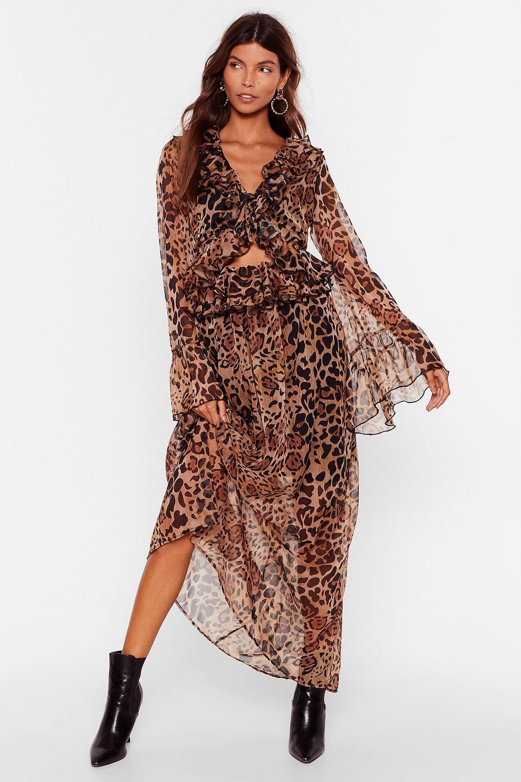 Purr-fect Timing Cut-Out Maxi Dress image number 1