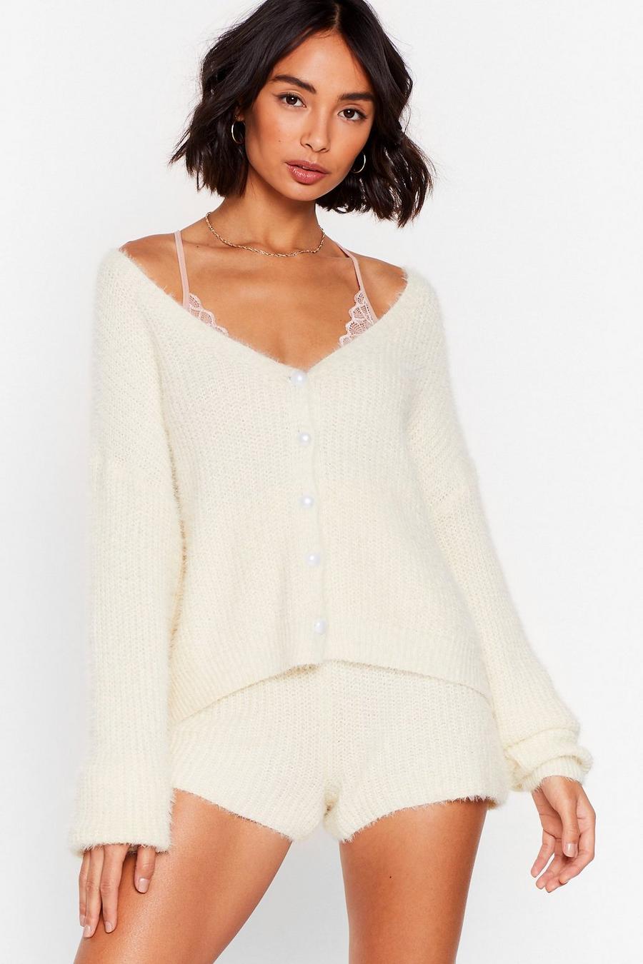 What a Pearl Wants Fluffy Knit Lounge Set