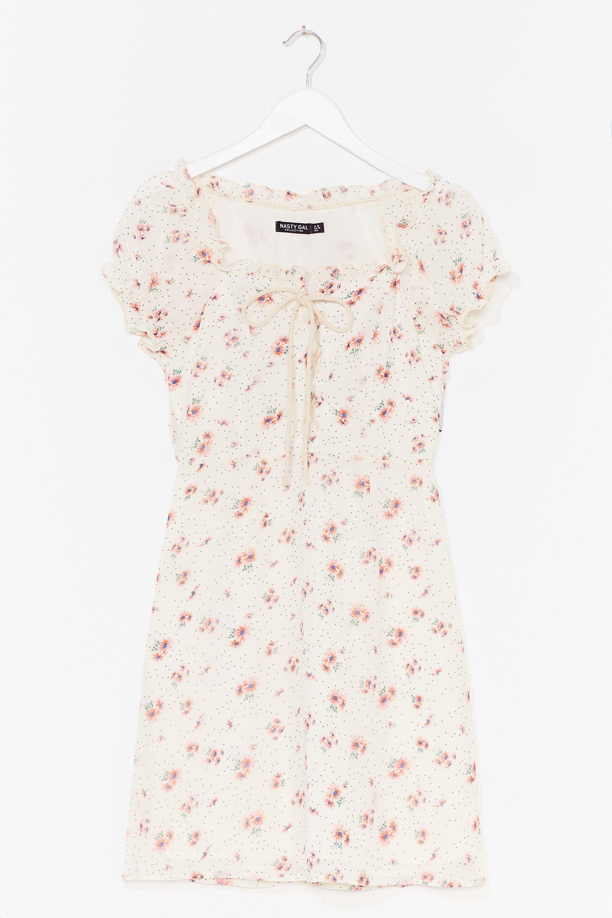 nasty gal white lace dress