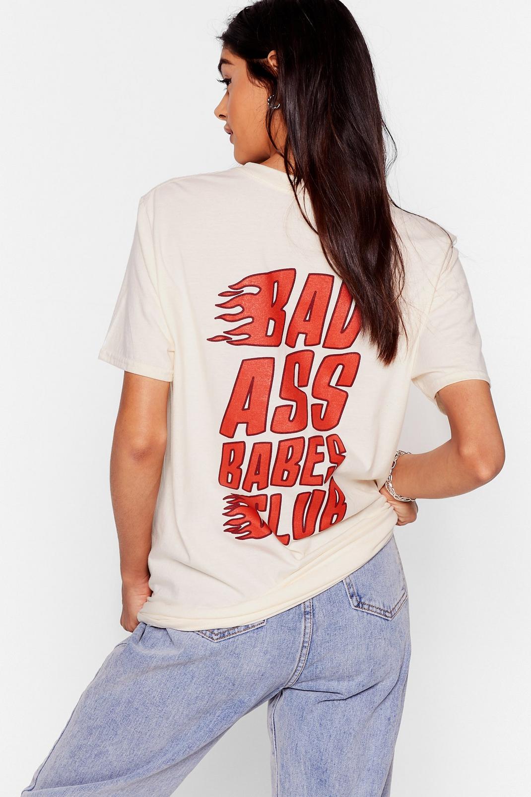 Sand Bad Ass Babes Club Graphic T-Shirt image number 1