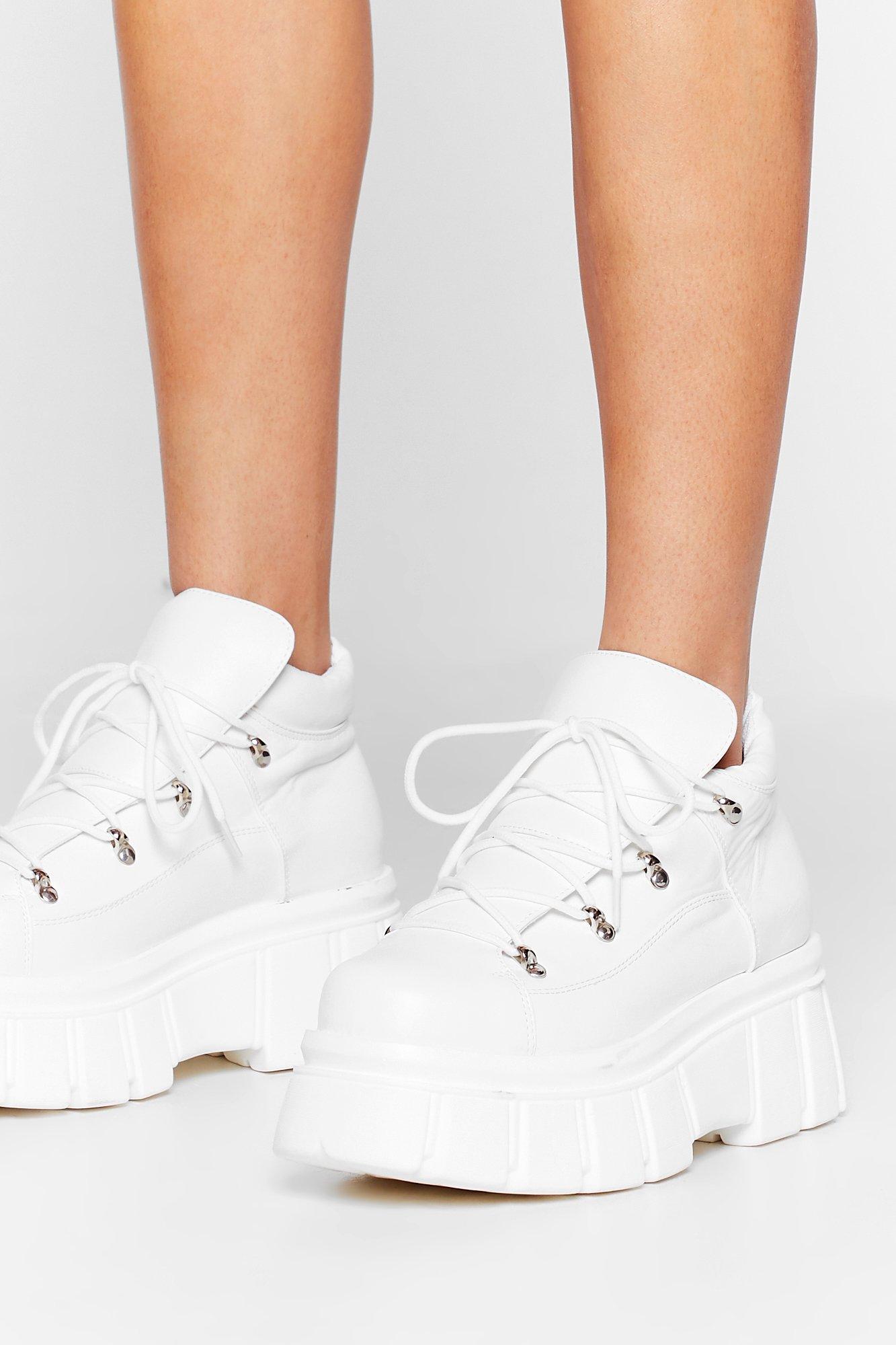 nasty gal white sneakers