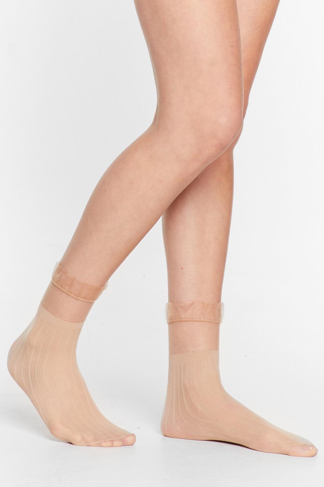 Where There's a Frill Sheer Socks image number 1