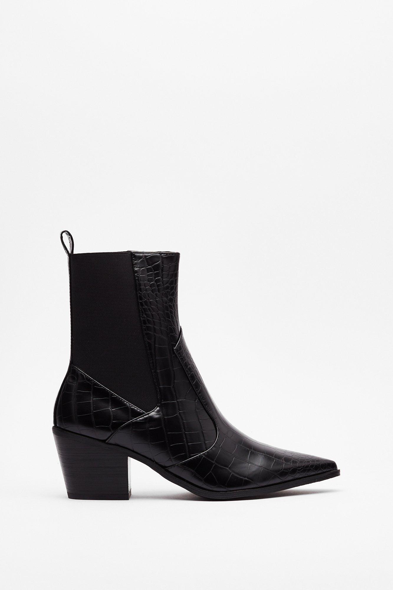 Slip on effet croco online