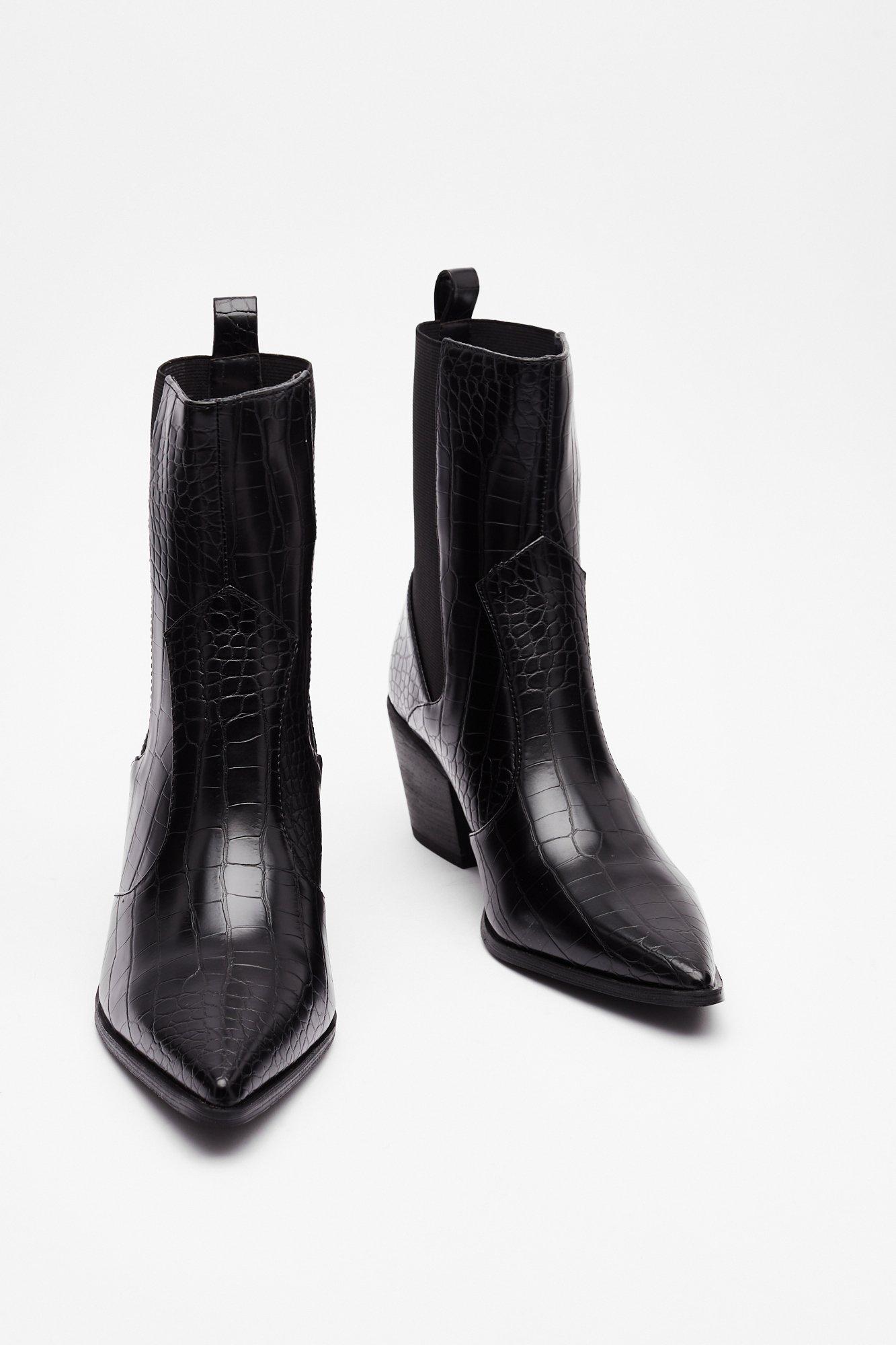 Slip on effet croco online