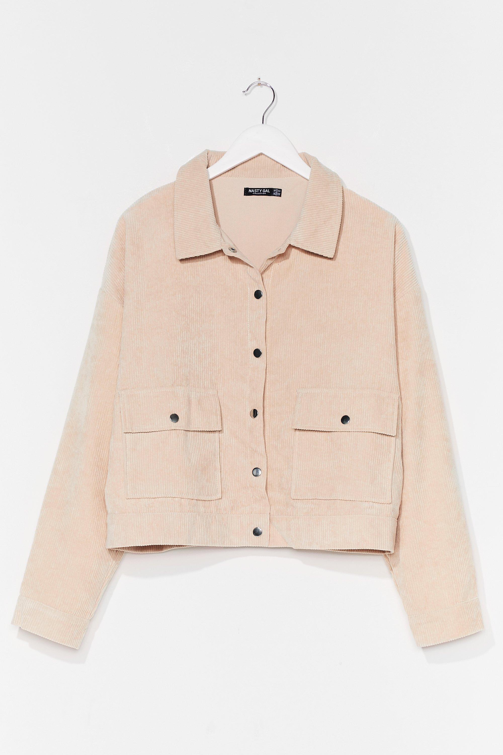 nasty gal cord jacket