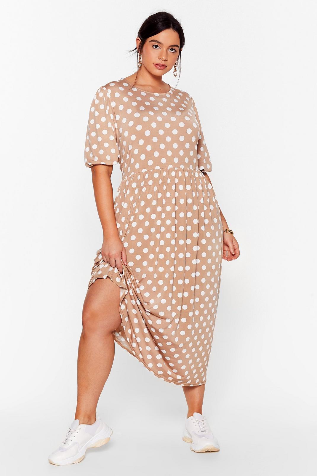 You've Totally Dot This Plus Midi Dress image number 1