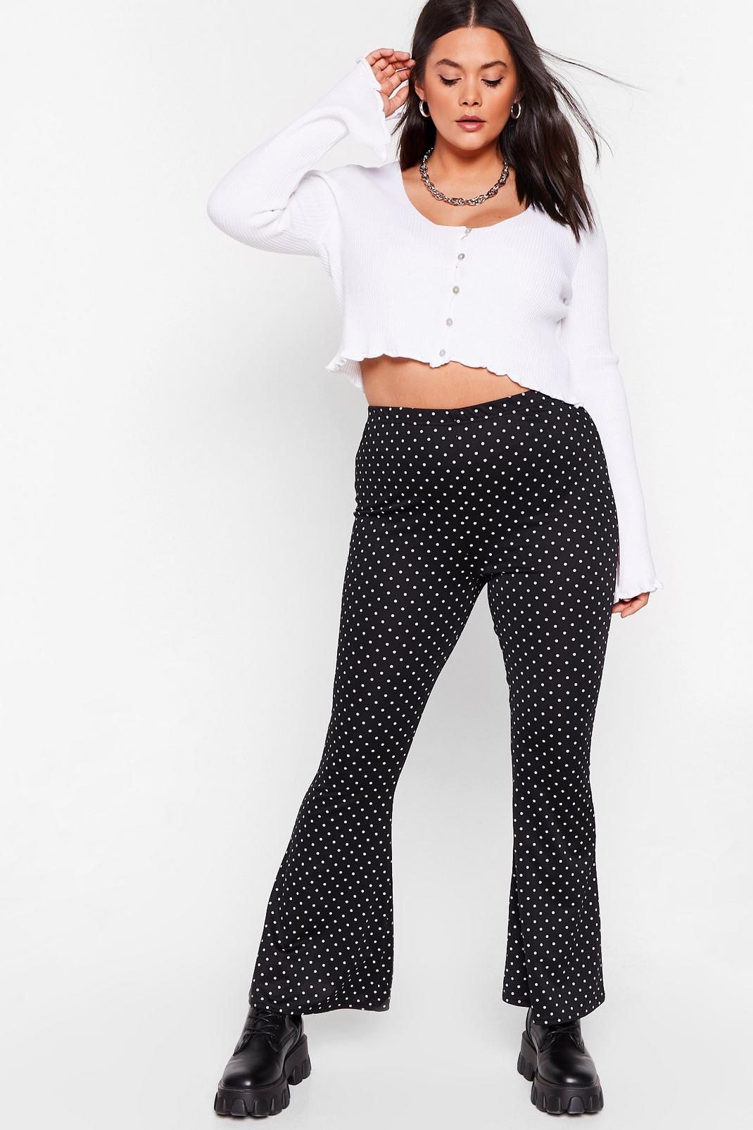 We're Dot Famous Plus Flare Trousers image number 1