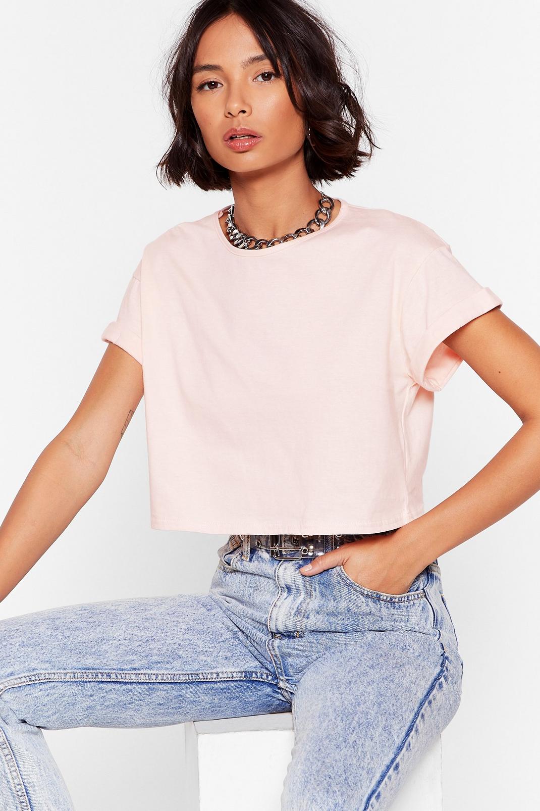 Nude Let the Good Times Roll Cropped Tee image number 1
