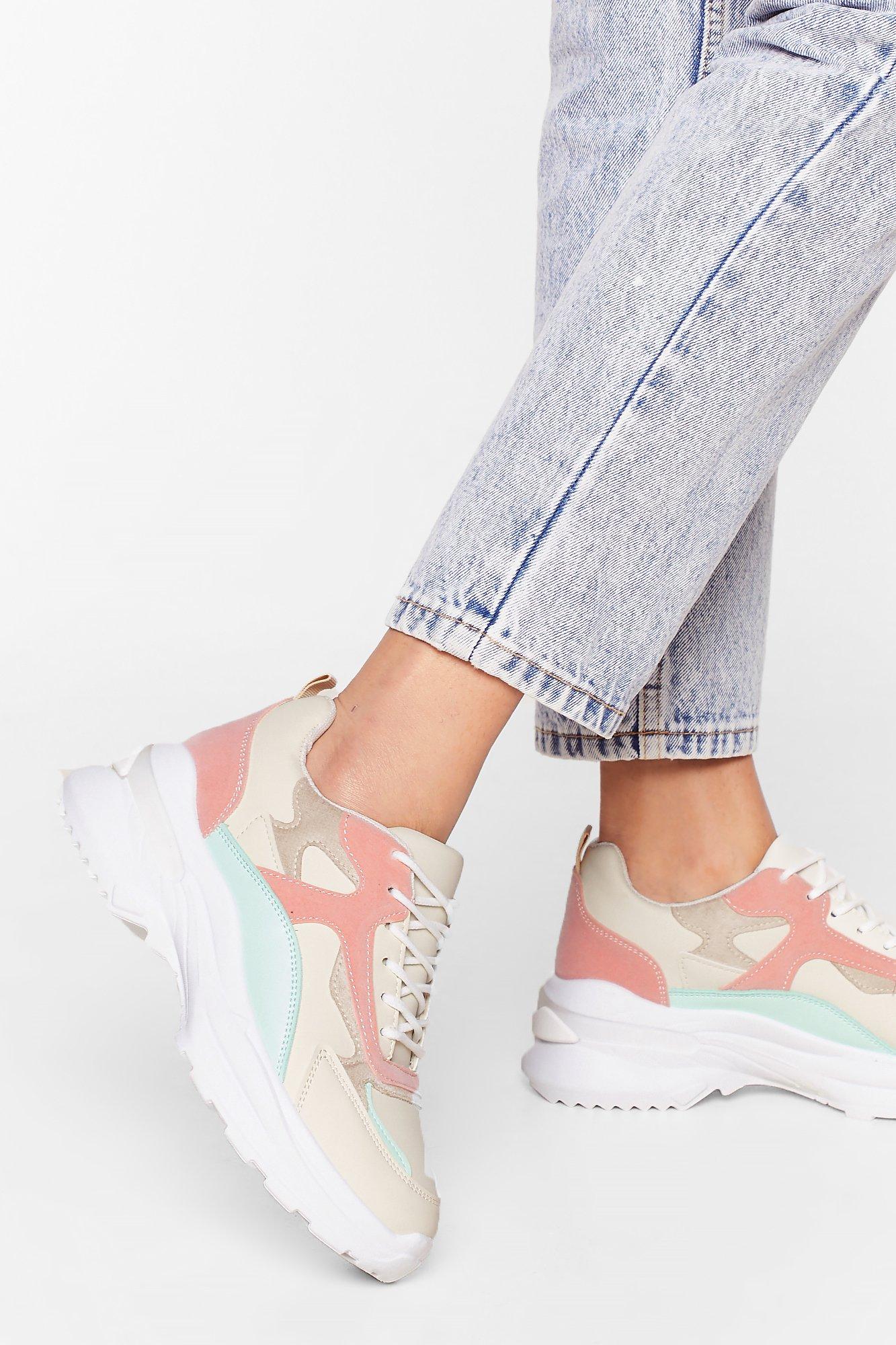 sneakers with a heart