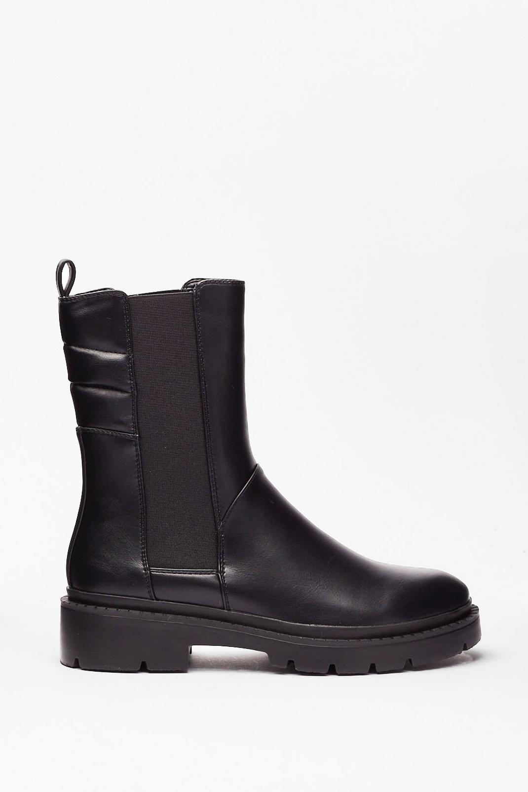 PU Long Gusset Chelsea Boots image number 1