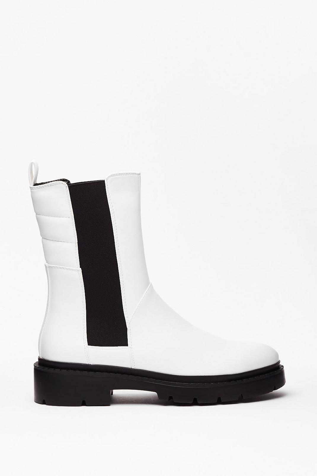 PU Long Gusset Chelsea Boot image number 1