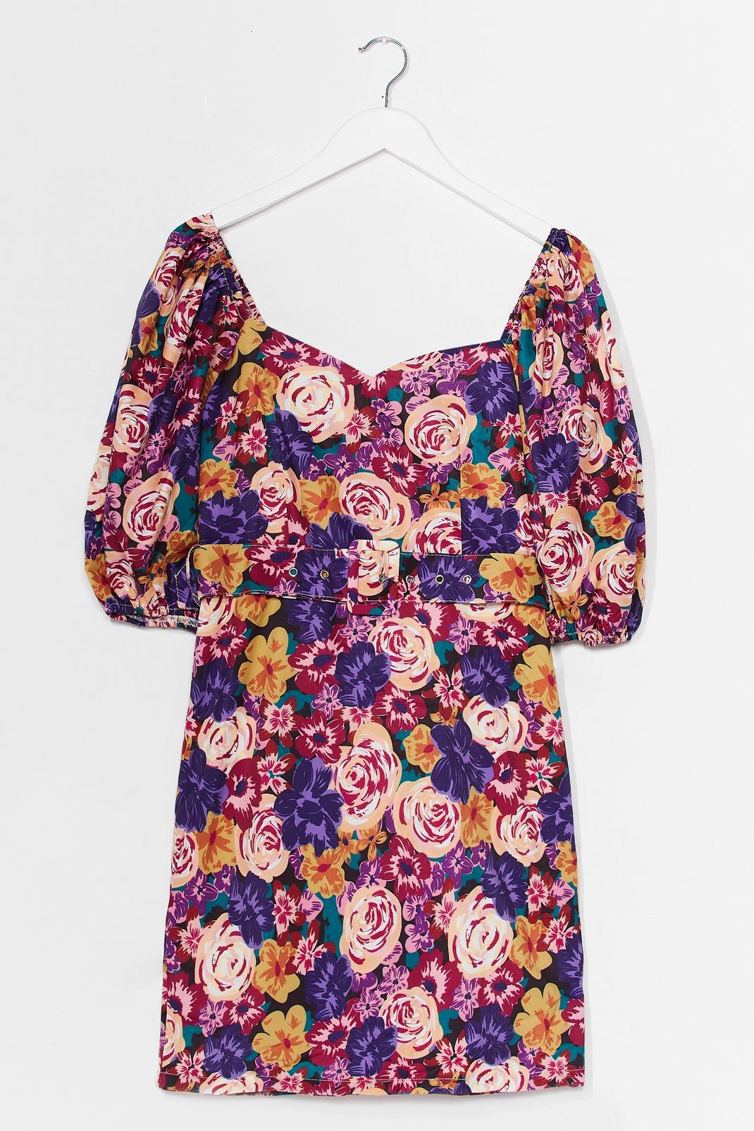 As Far as We Grow Floral Mini Dress image number 1