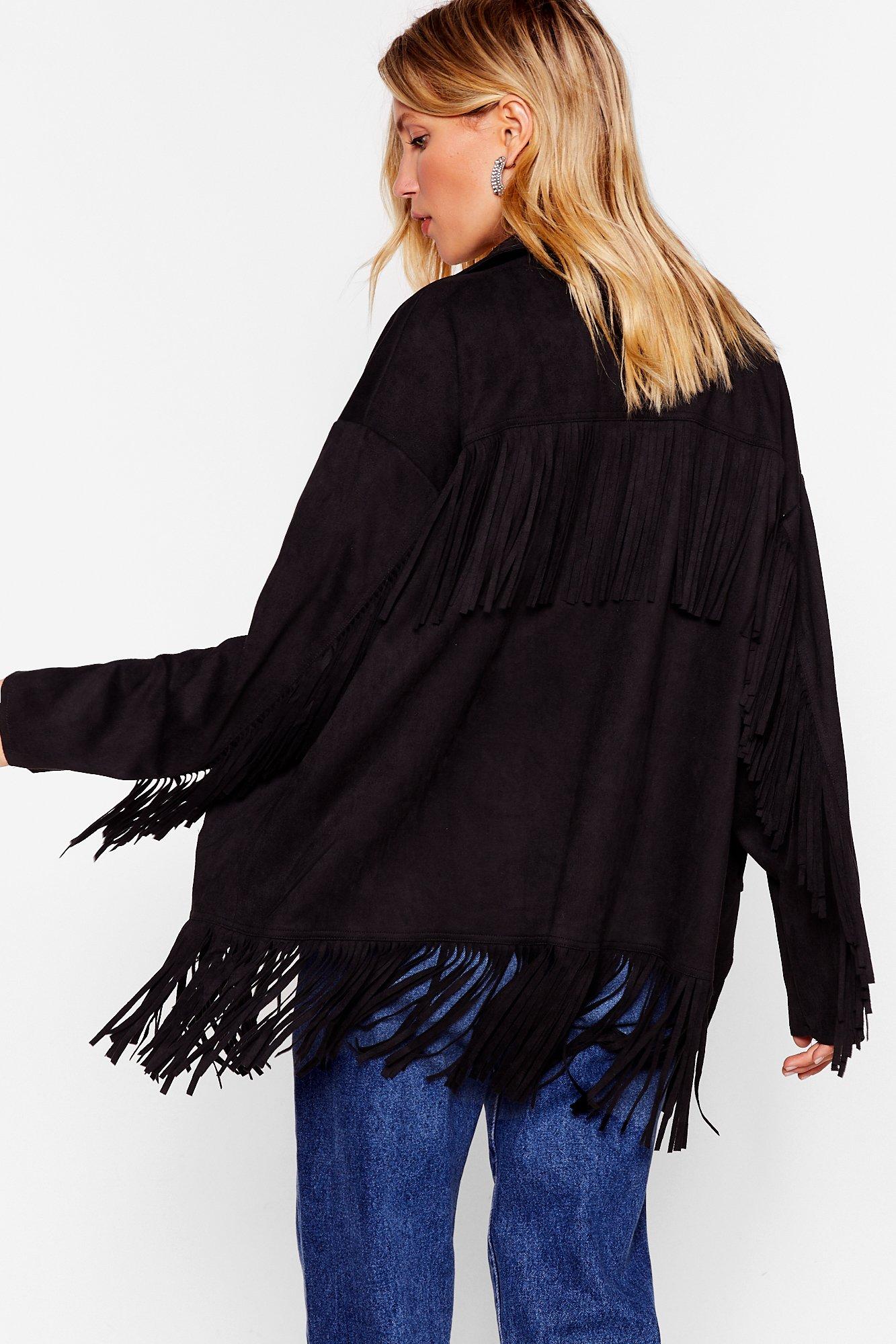 tassel fringe jacket