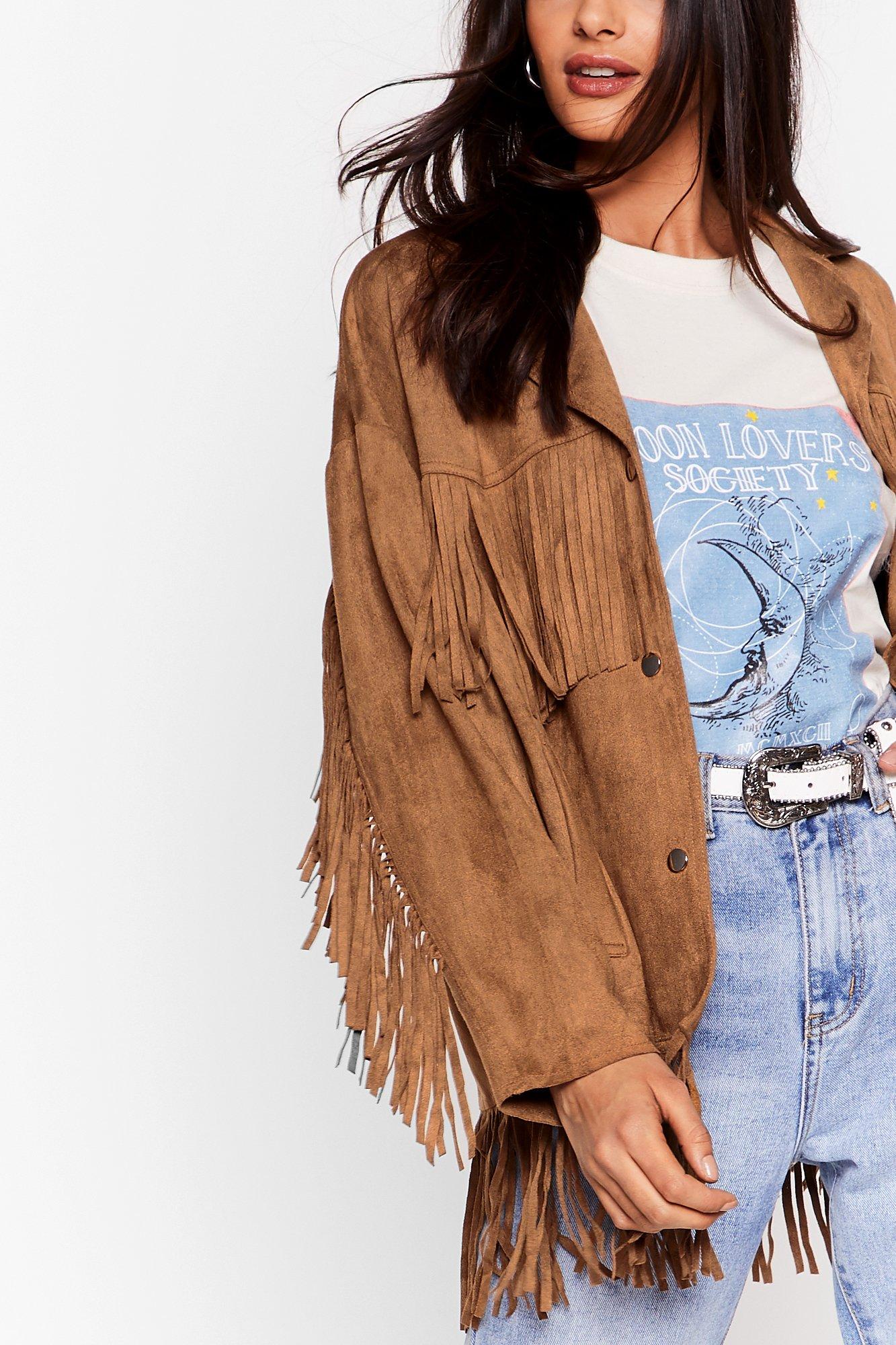 tassel fringe jacket