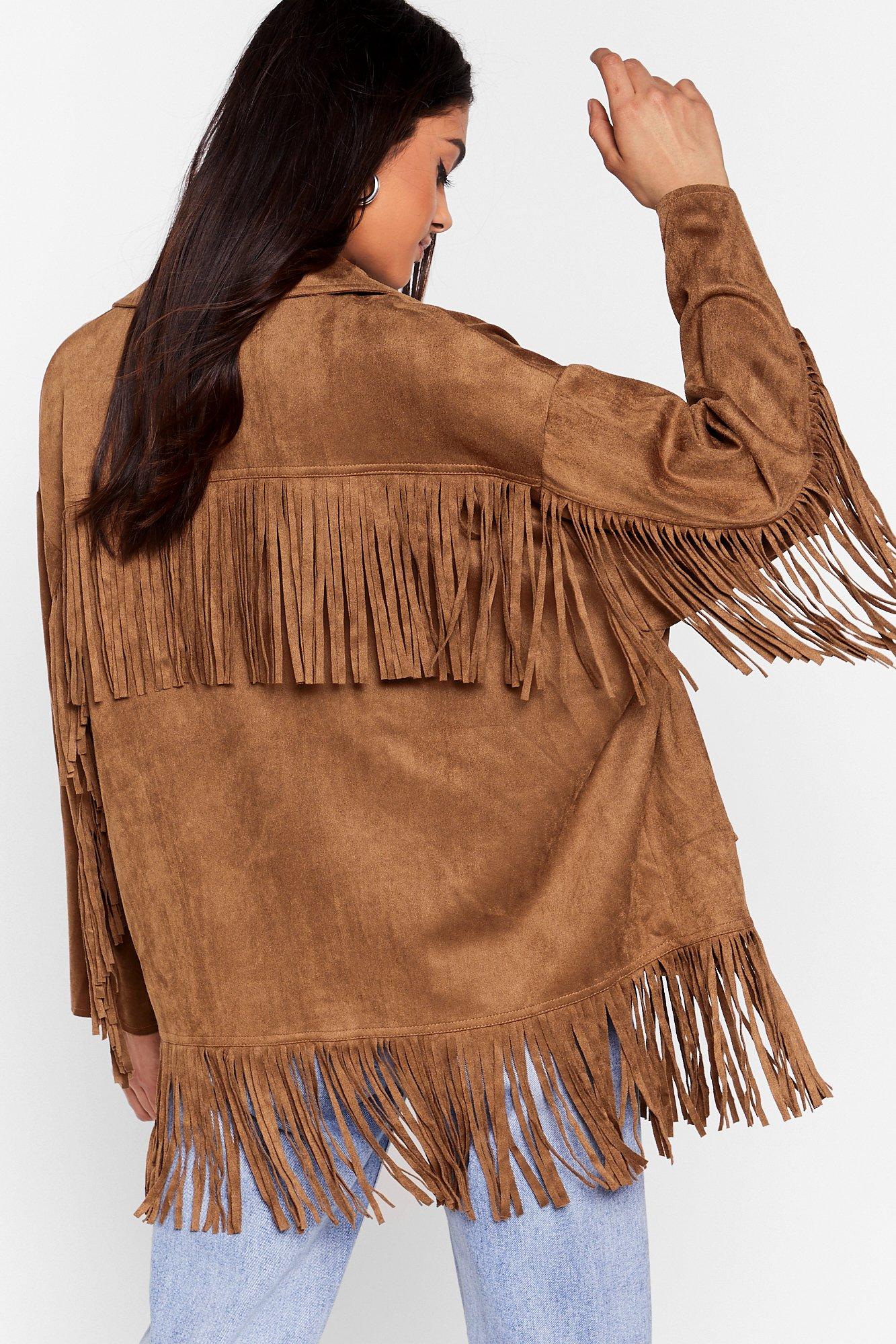 tassel fringe jacket