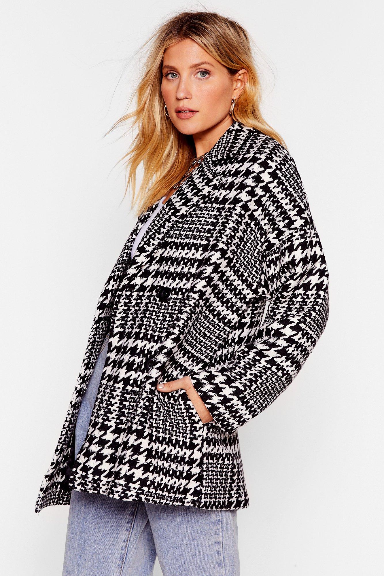 Wool Out All the Stops Houndstooth Jacket