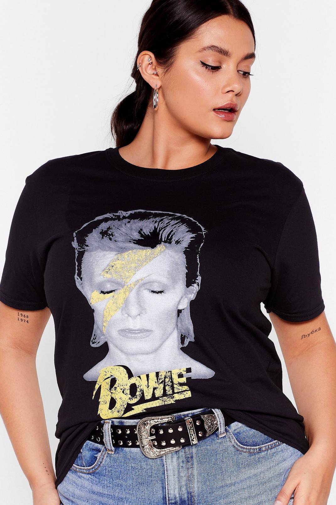 Grande taille - T-shirt à impression David Bowie image number 1