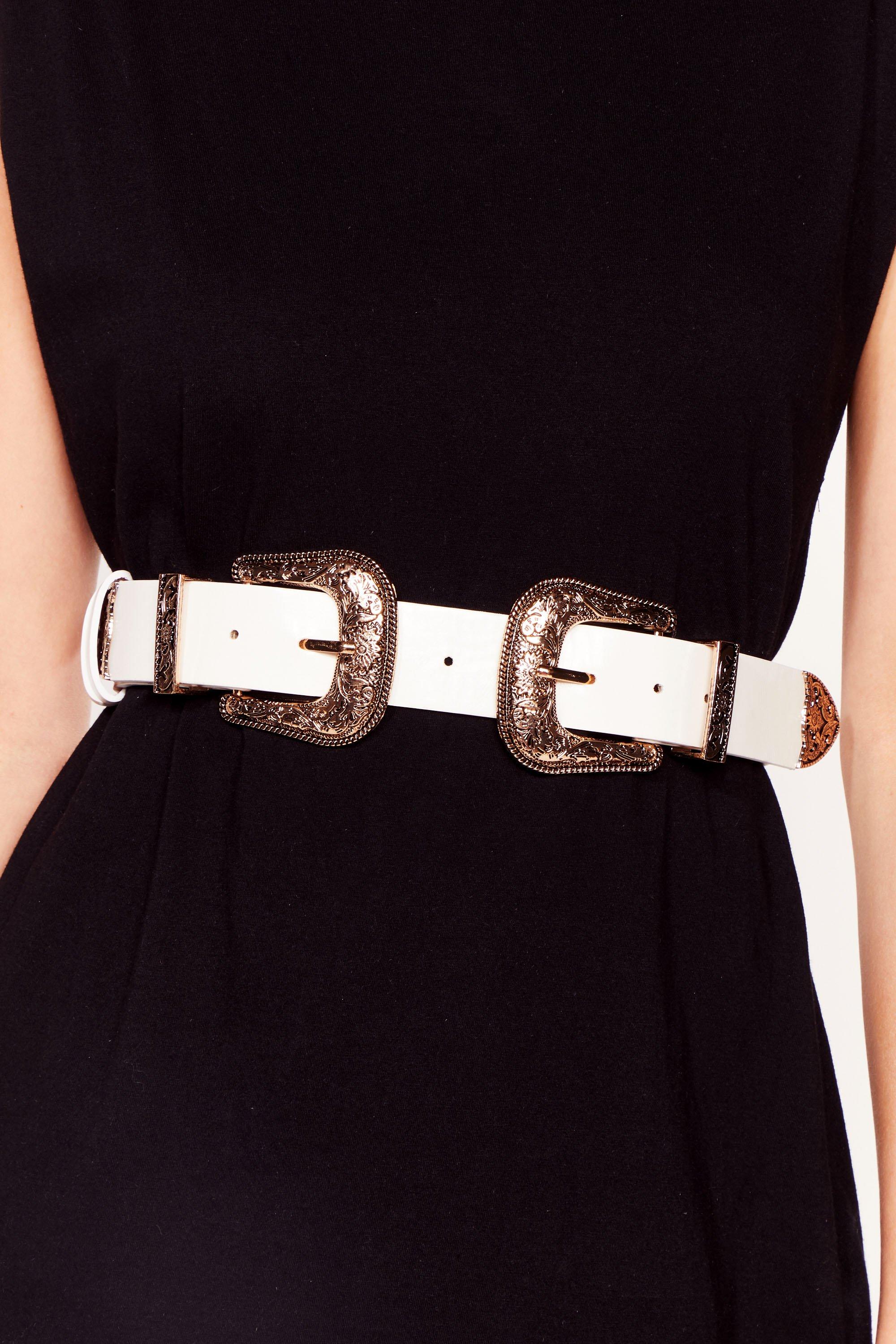 Ceinture double boucle top western