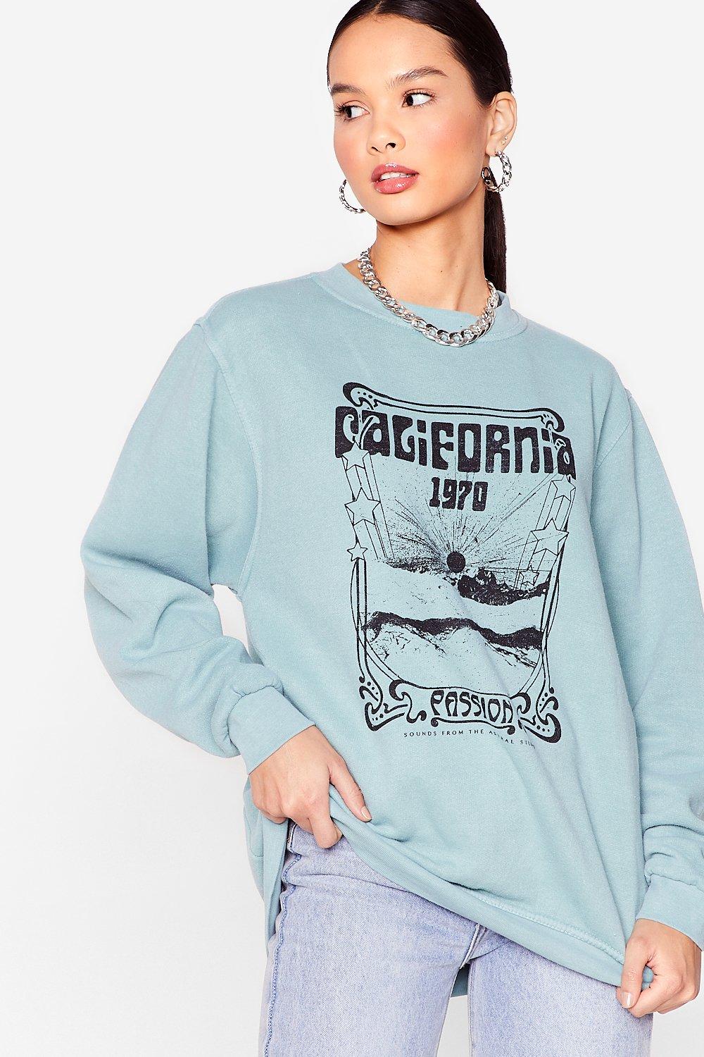 California oversized outlet sweatshirt