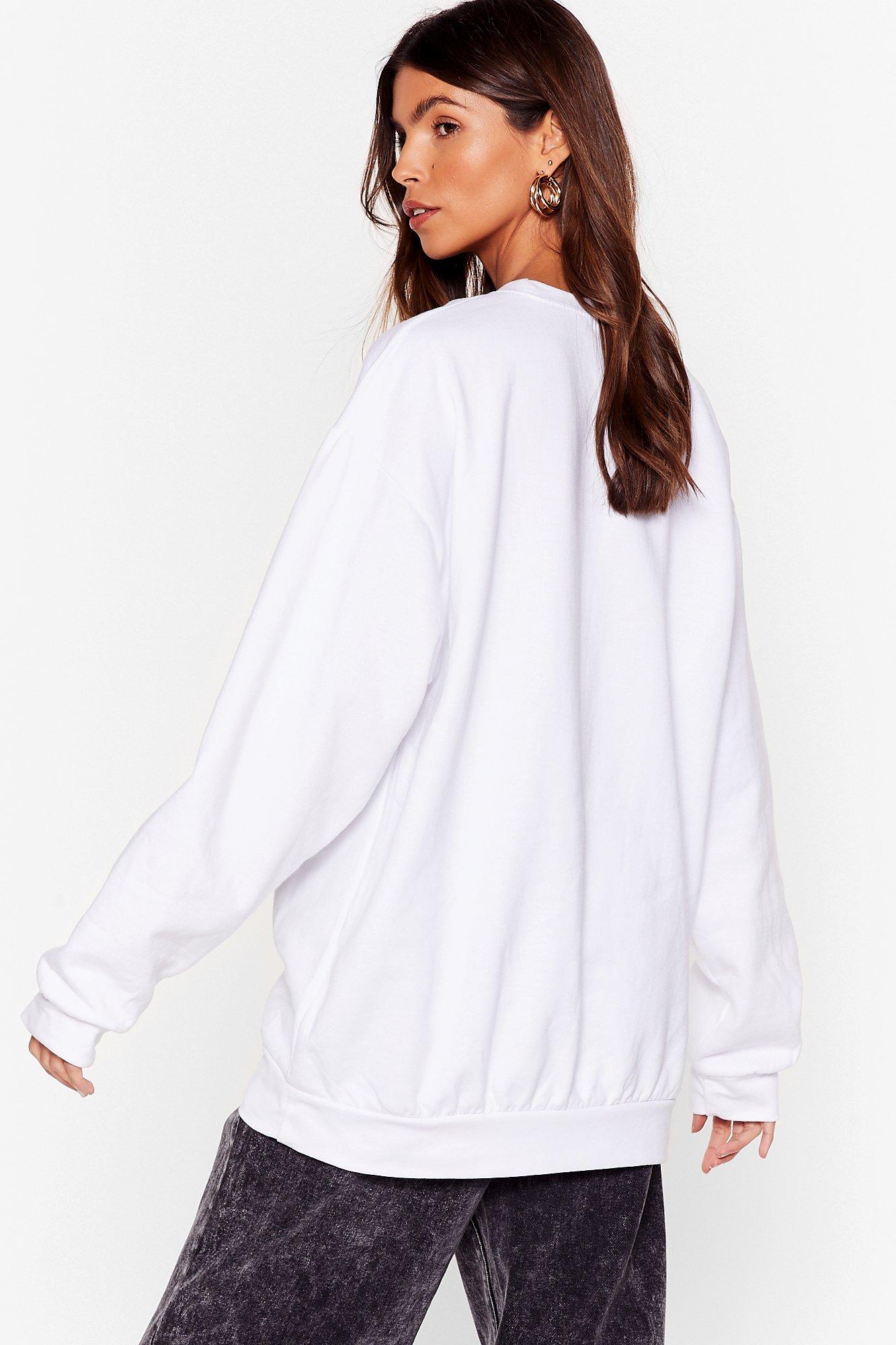 Nasty gal oversized discount sweatshirt