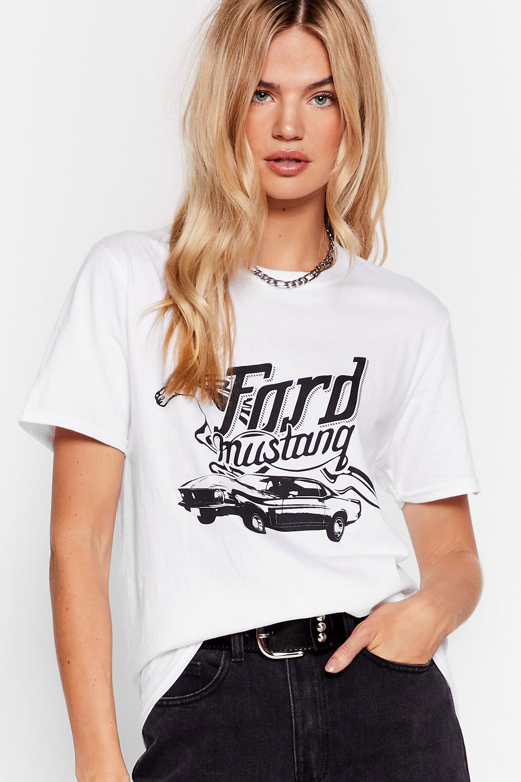 T-shirt à impressions Ford Mustang image number 1